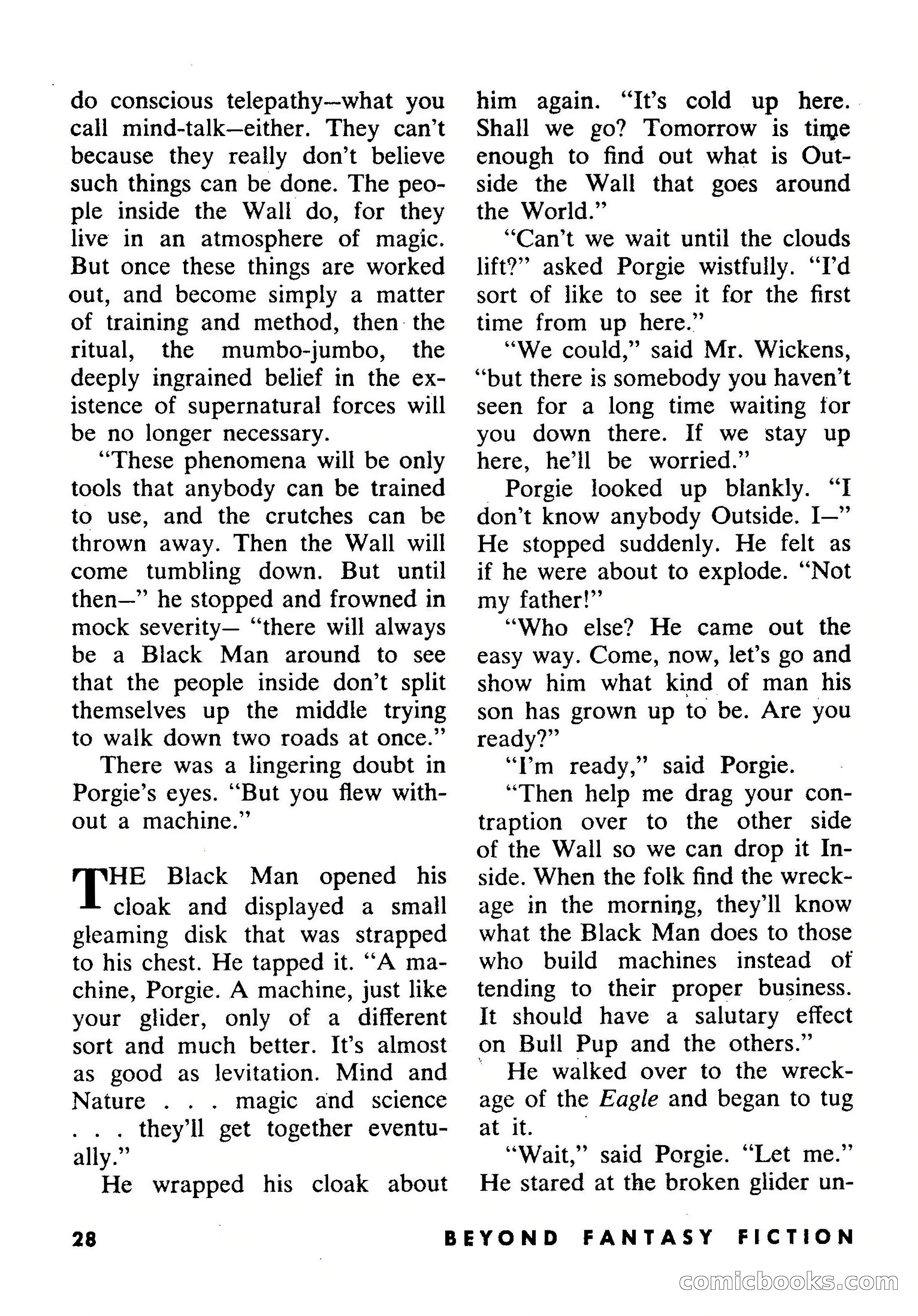 Beyond Fantasy Fiction, September 1953 — page 30 of 164