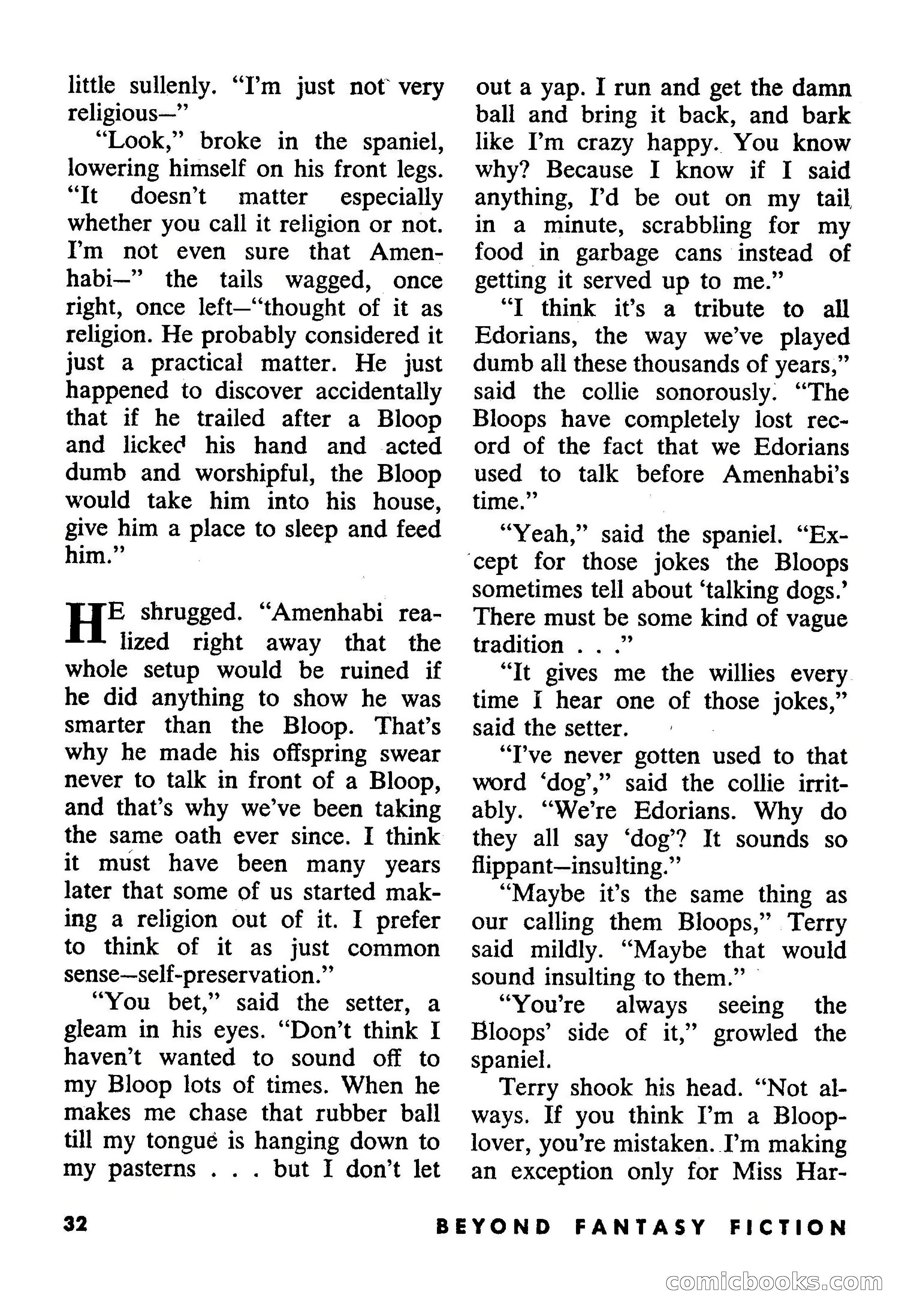 Beyond Fantasy Fiction, September 1953 — page 34 of 164