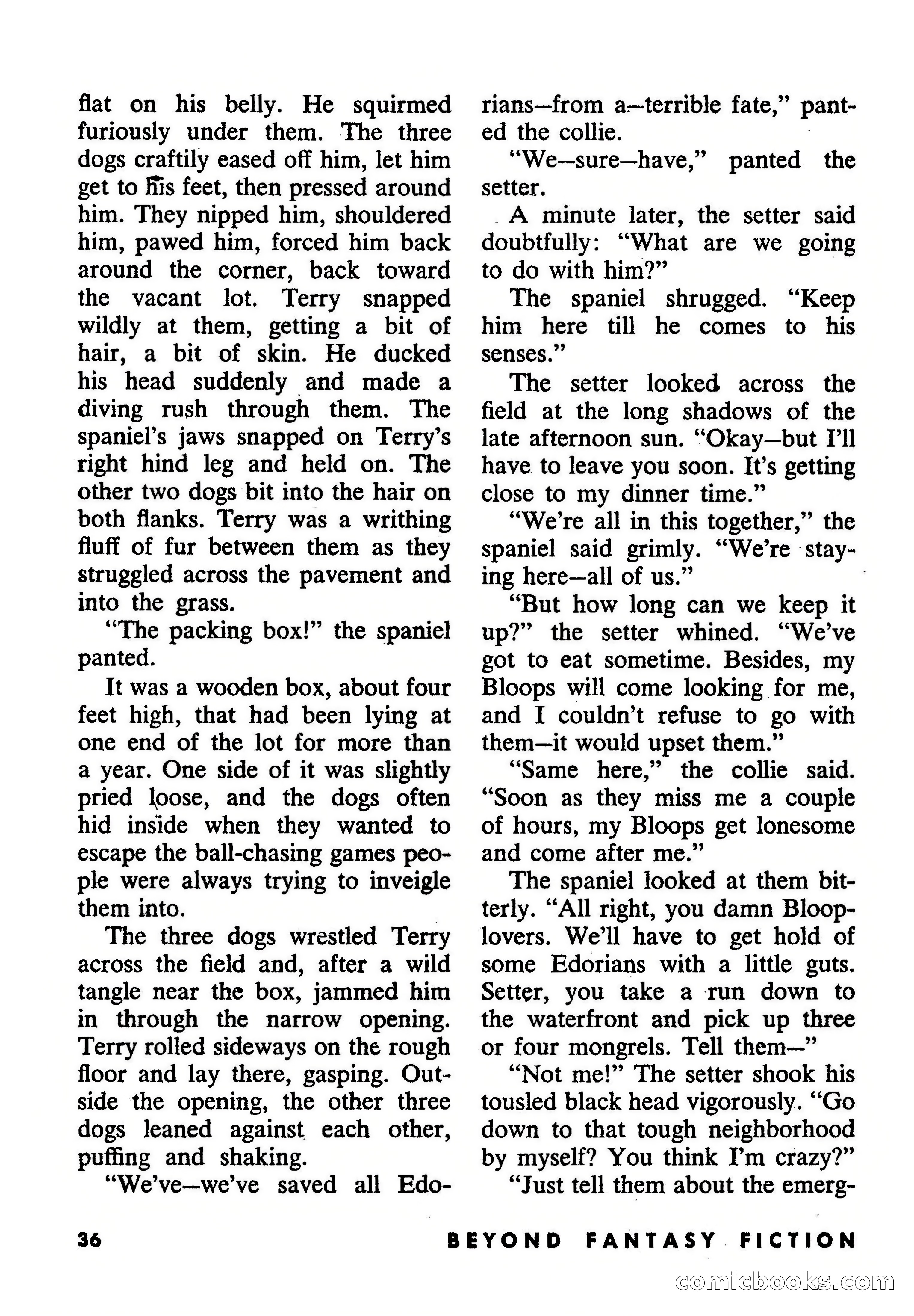 Beyond Fantasy Fiction, September 1953 — page 38 of 164