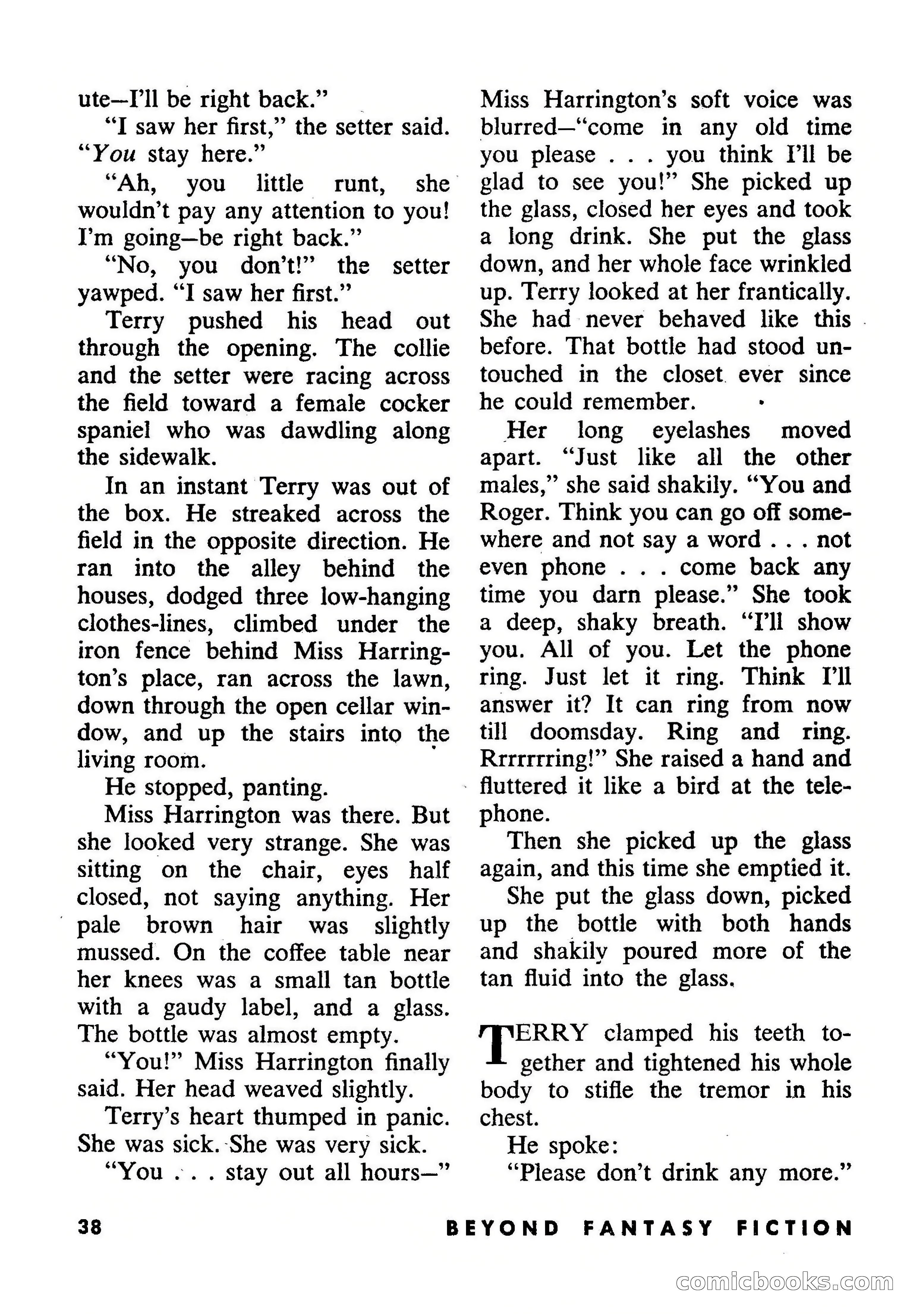 Beyond Fantasy Fiction, September 1953 — page 40 of 164