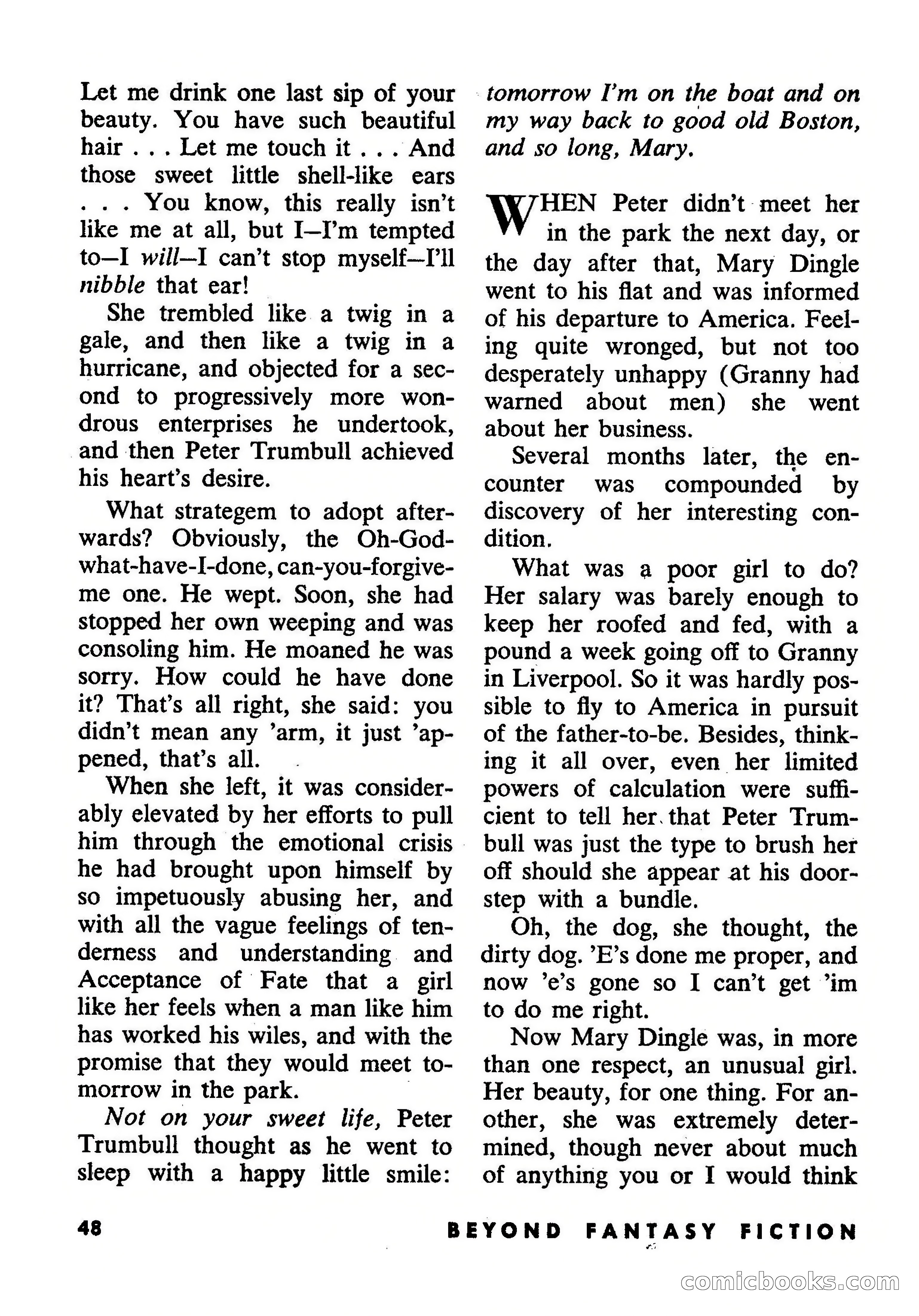 Beyond Fantasy Fiction, September 1953 — page 50 of 164