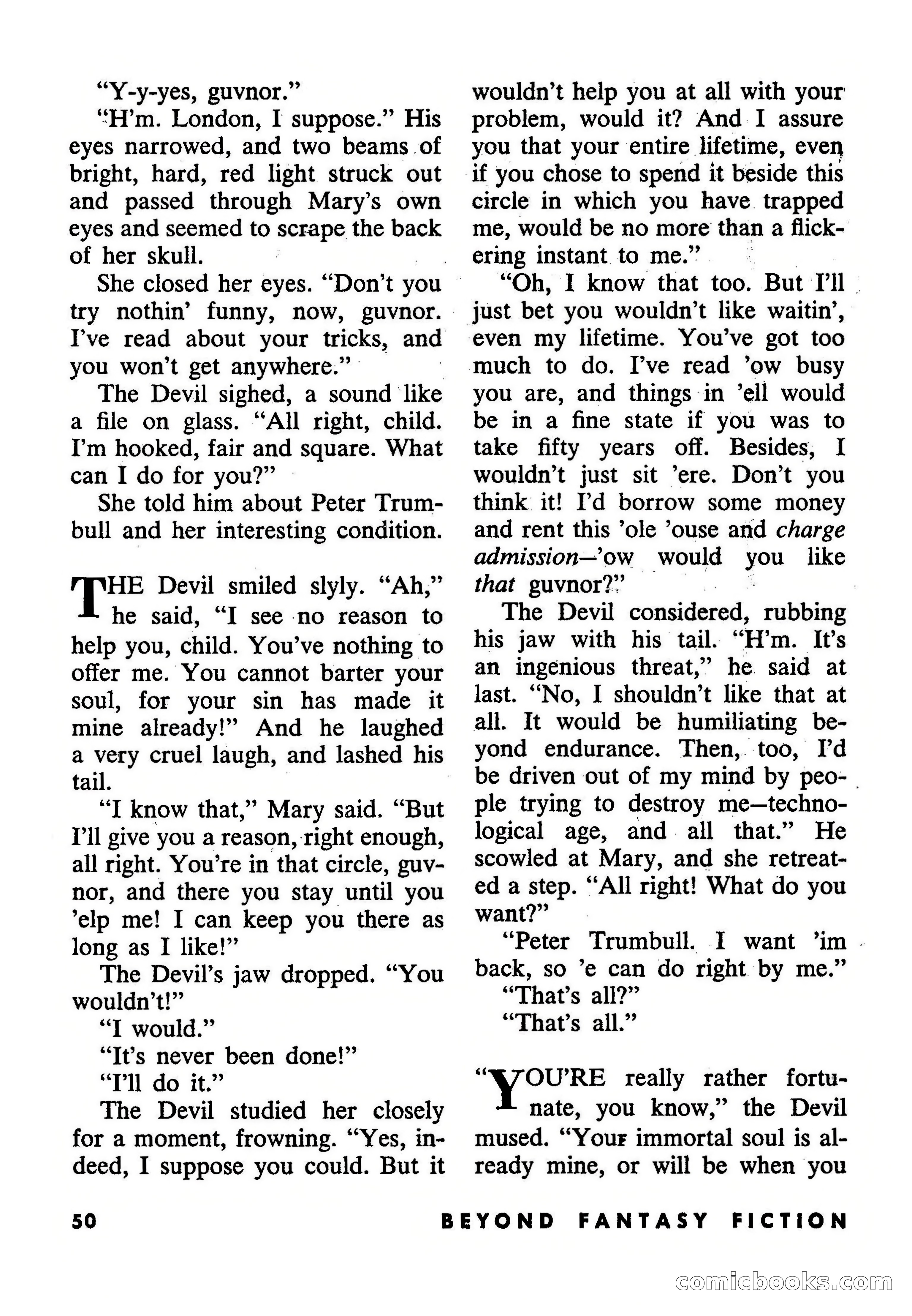 Beyond Fantasy Fiction, September 1953 — page 52 of 164