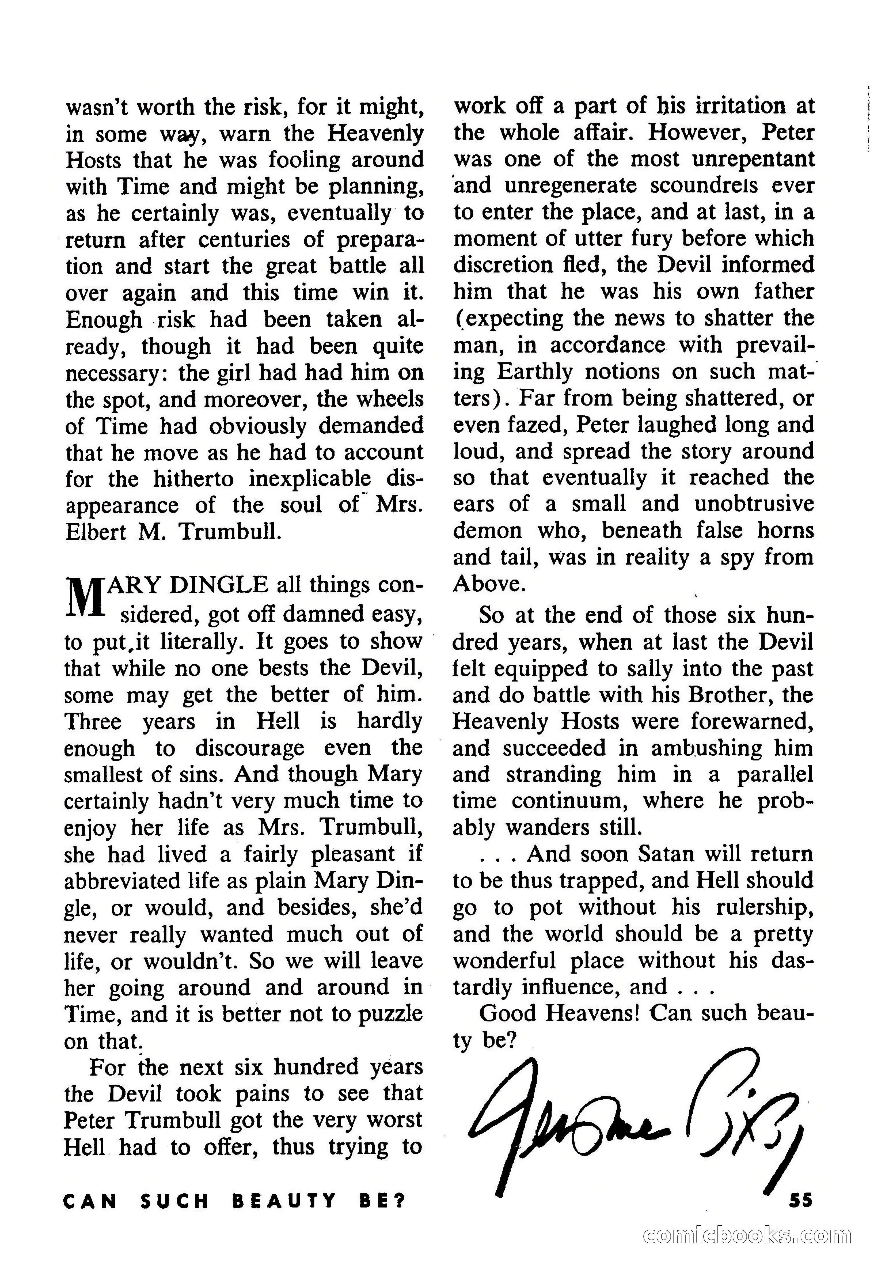 Beyond Fantasy Fiction, September 1953 — page 57 of 164