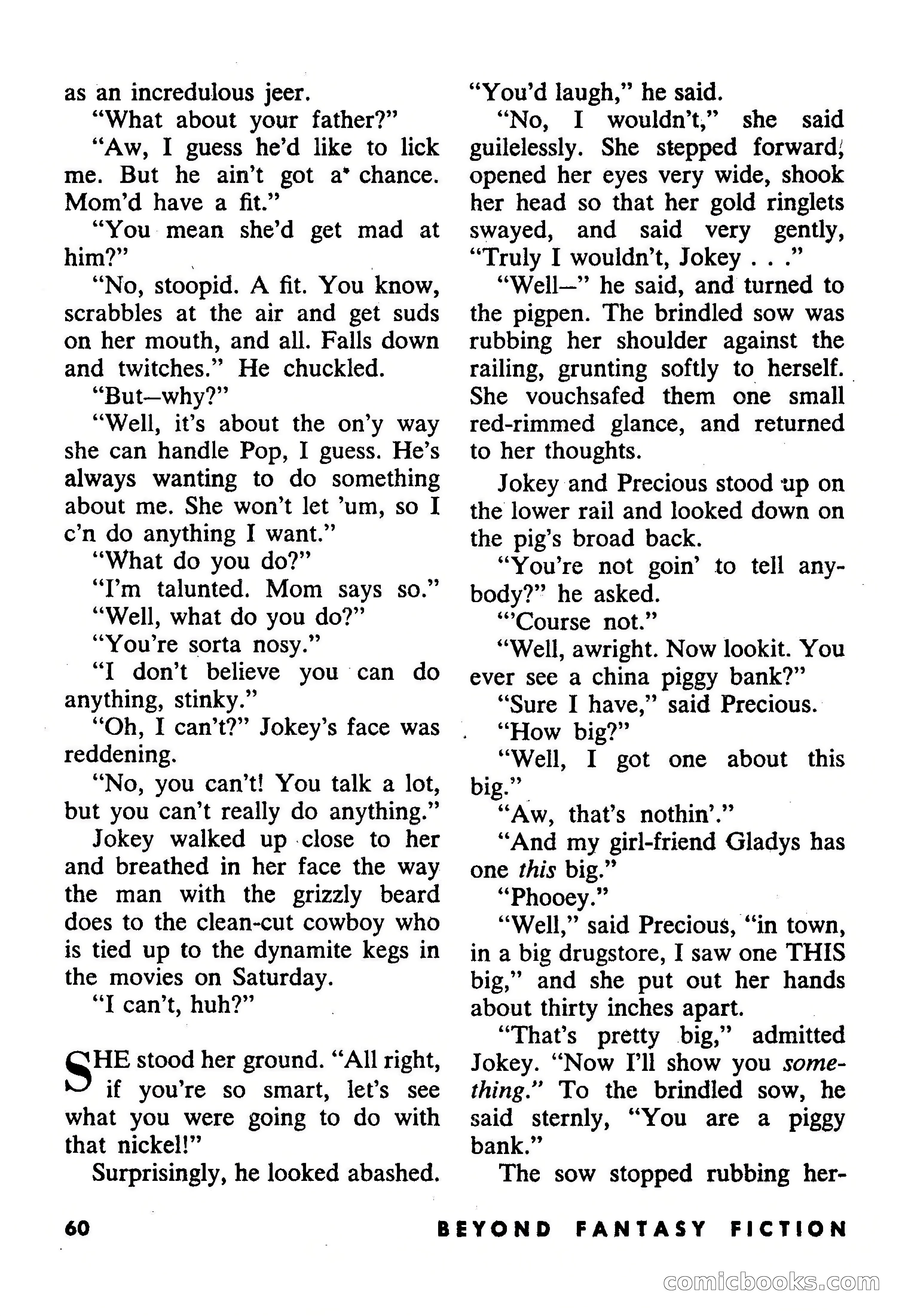 Beyond Fantasy Fiction, September 1953 — page 62 of 164