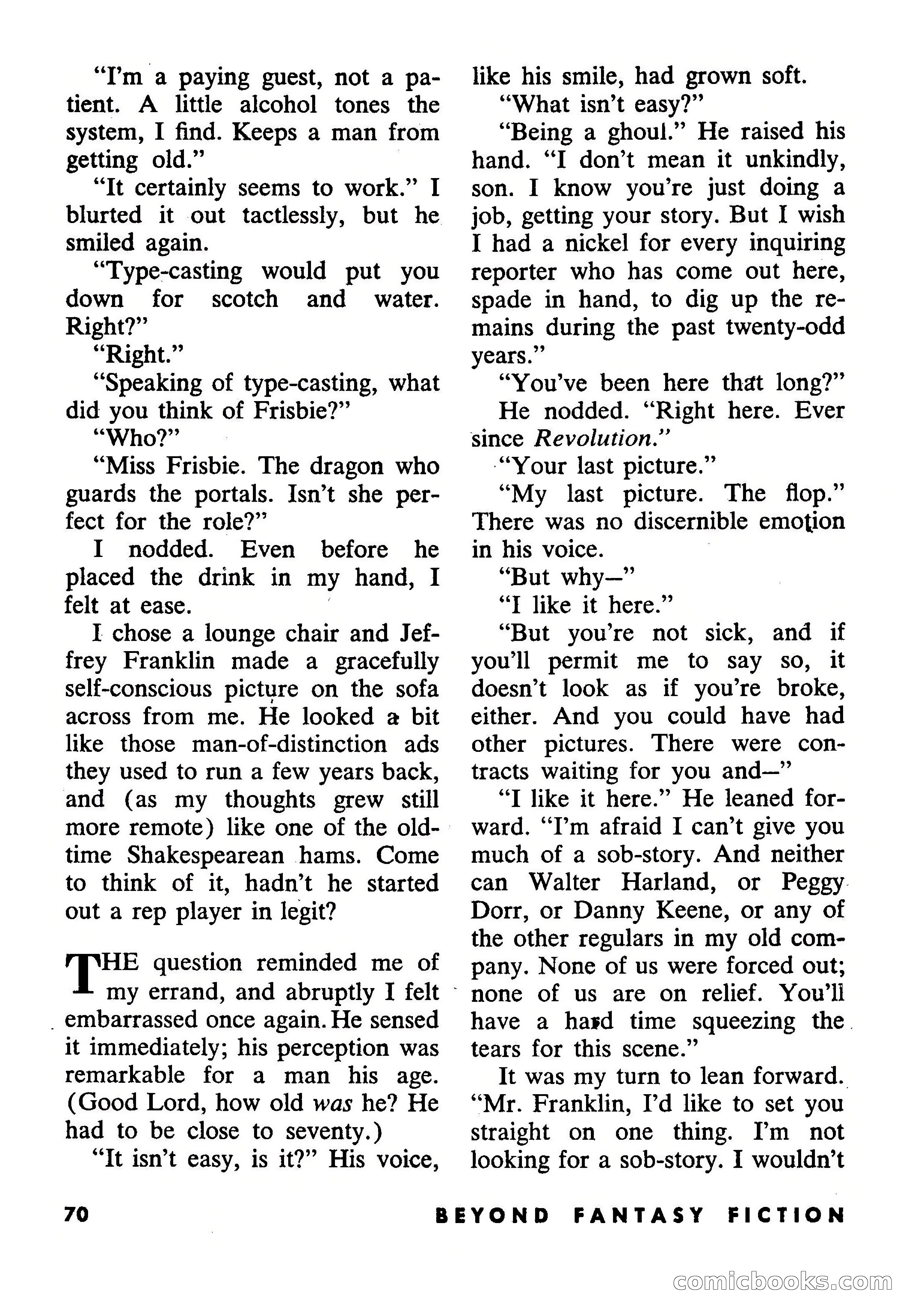 Beyond Fantasy Fiction, September 1953 — page 72 of 164