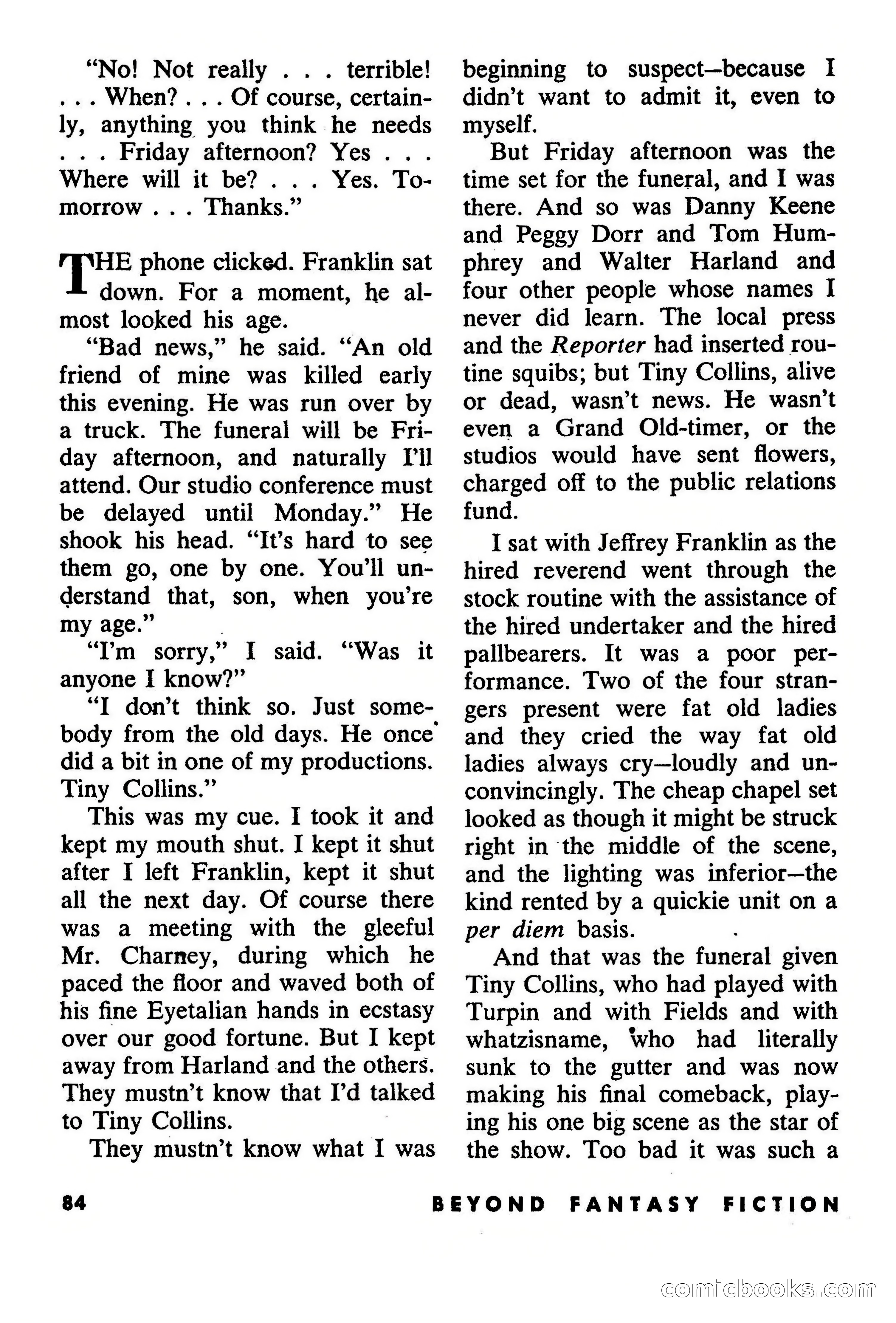Beyond Fantasy Fiction, September 1953 — page 86 of 164
