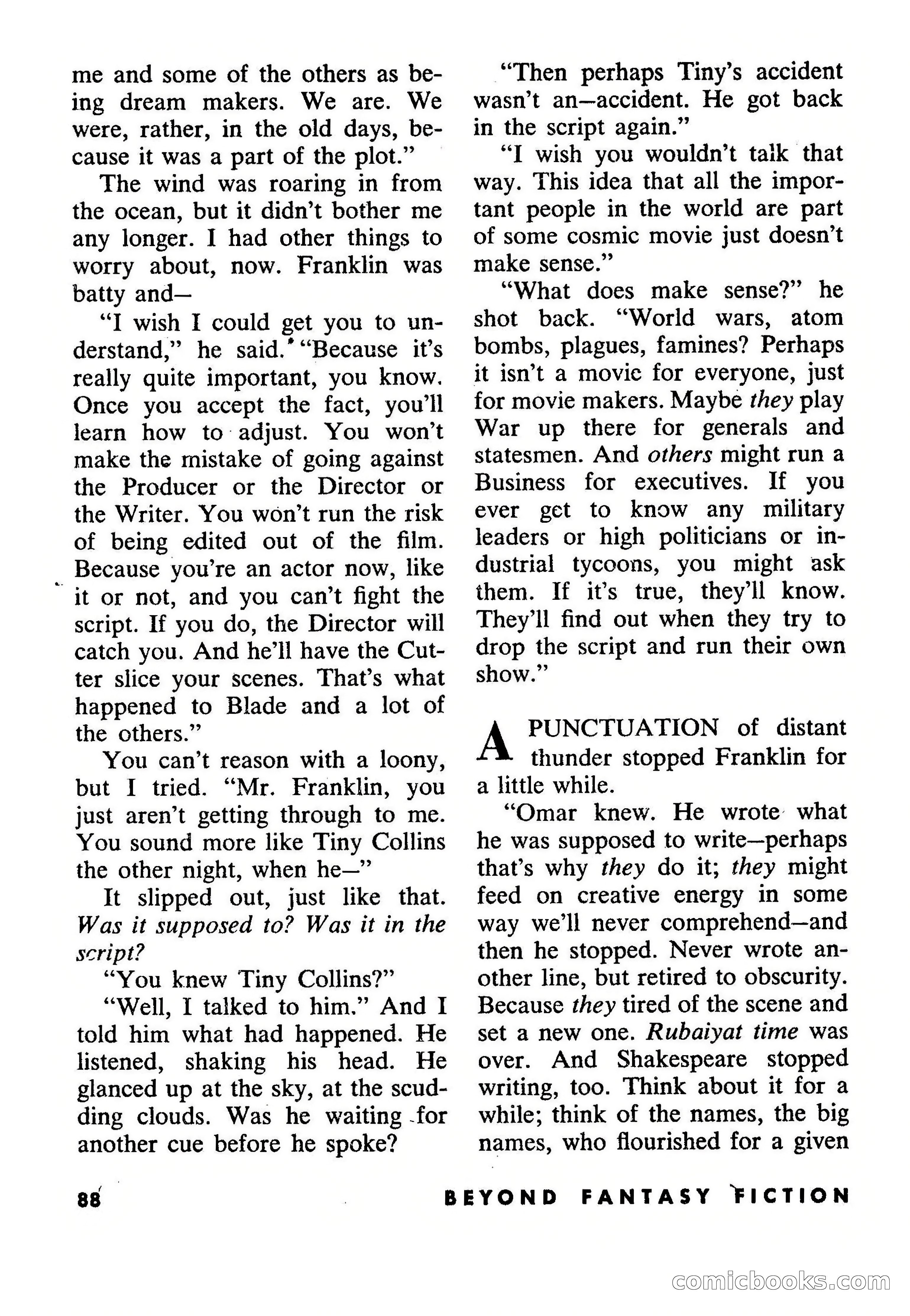 Beyond Fantasy Fiction, September 1953 — page 90 of 164
