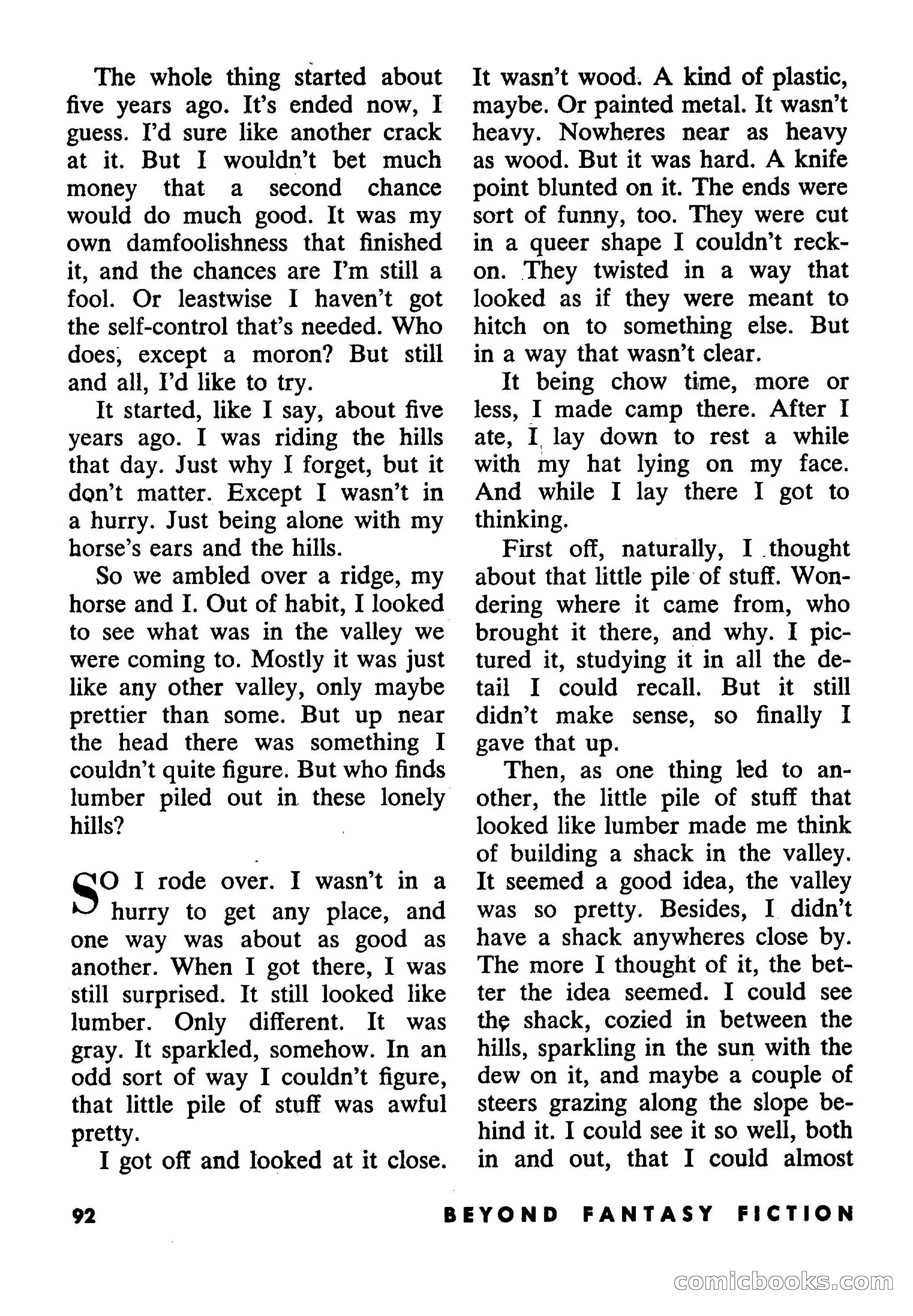 Beyond Fantasy Fiction, September 1953 — page 94 of 164