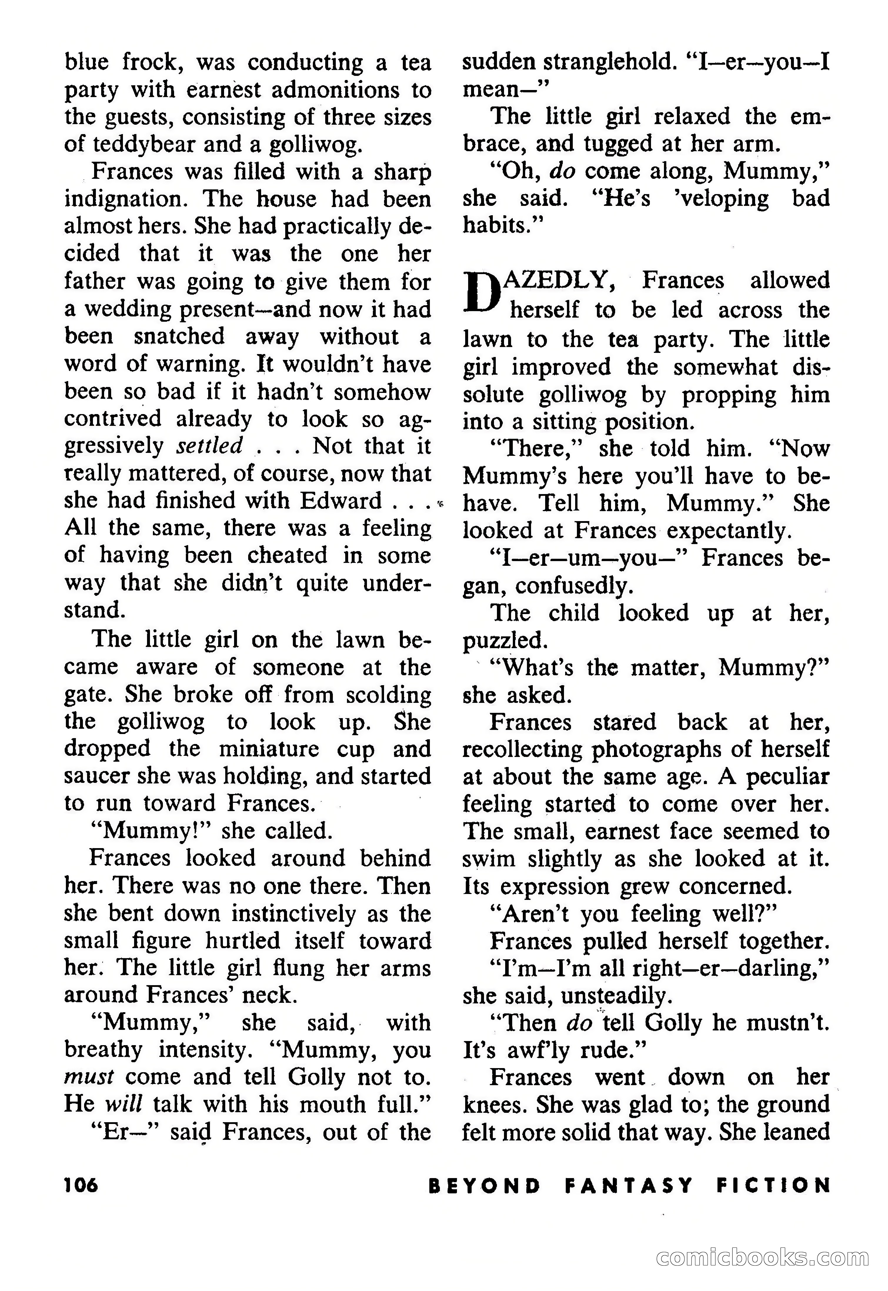 Beyond Fantasy Fiction, September 1953 — page 108 of 164