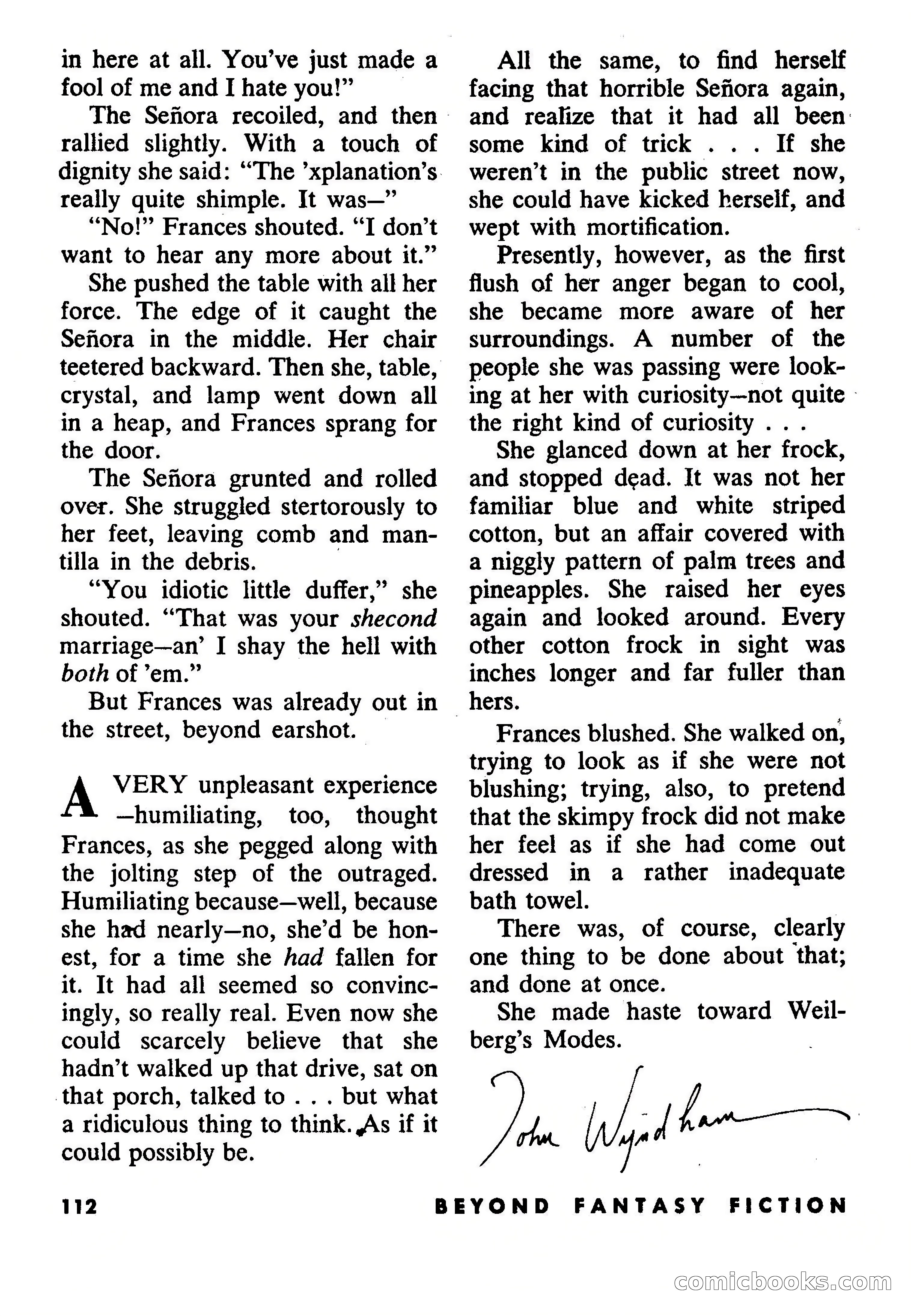 Beyond Fantasy Fiction, September 1953 — page 114 of 164