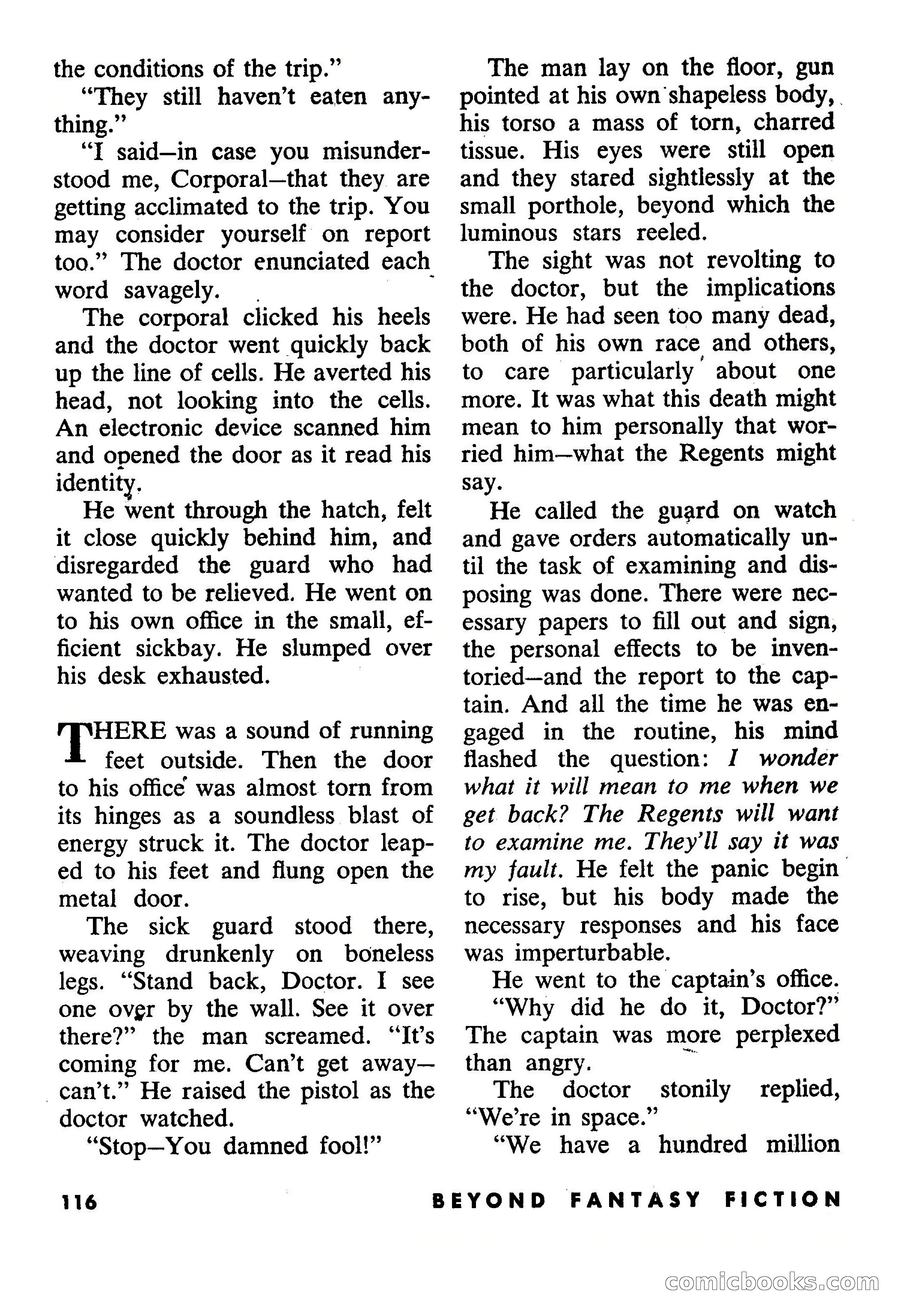 Beyond Fantasy Fiction, September 1953 — page 118 of 164