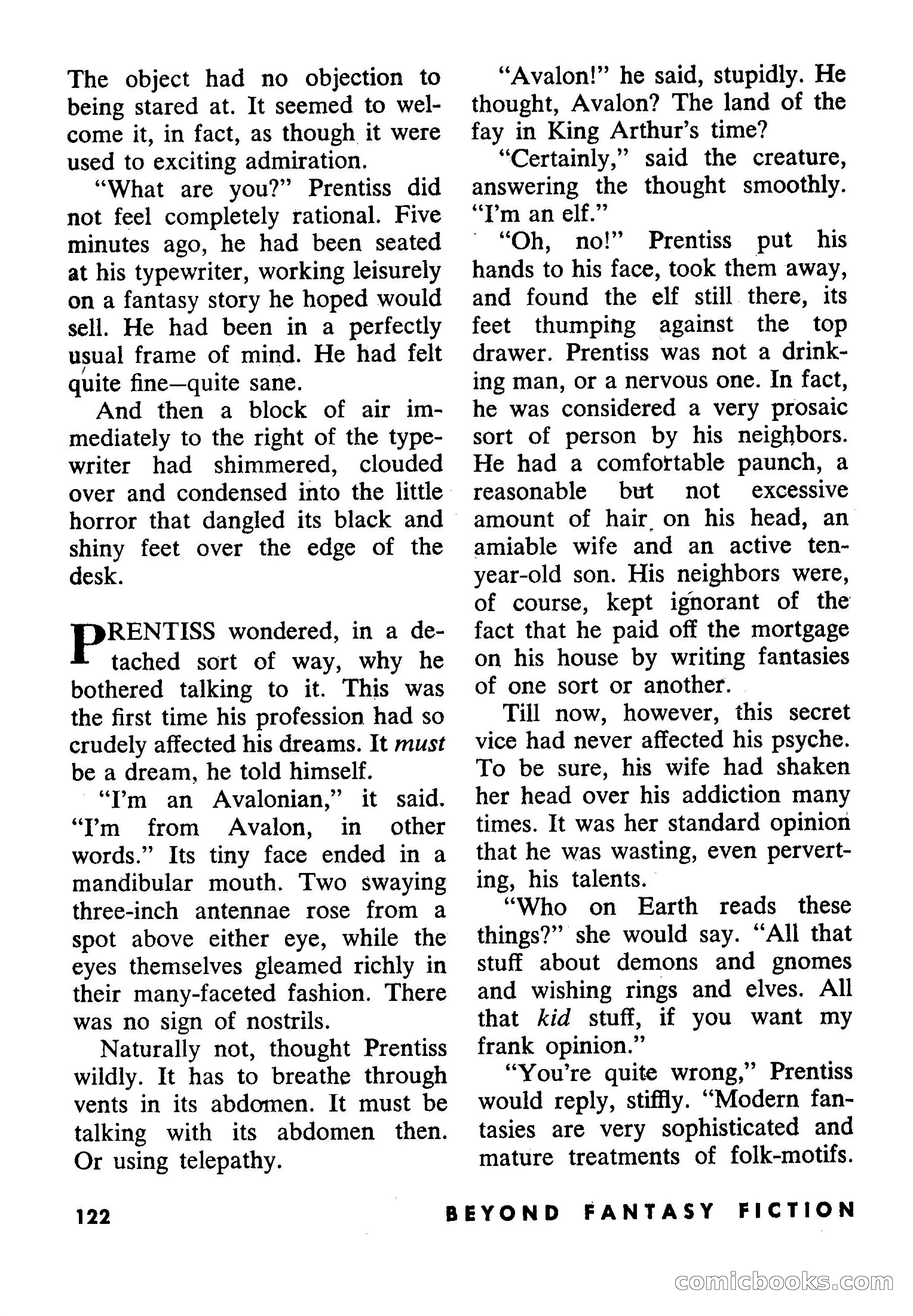 Beyond Fantasy Fiction, September 1953 — page 124 of 164