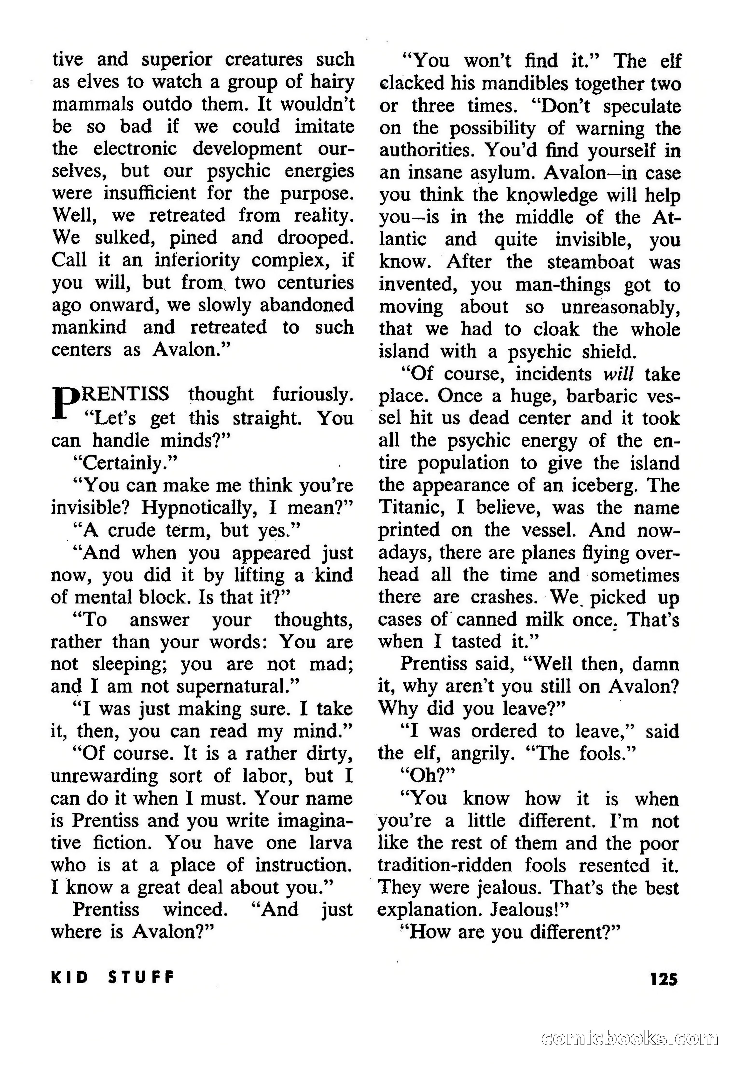 Beyond Fantasy Fiction, September 1953 — page 127 of 164