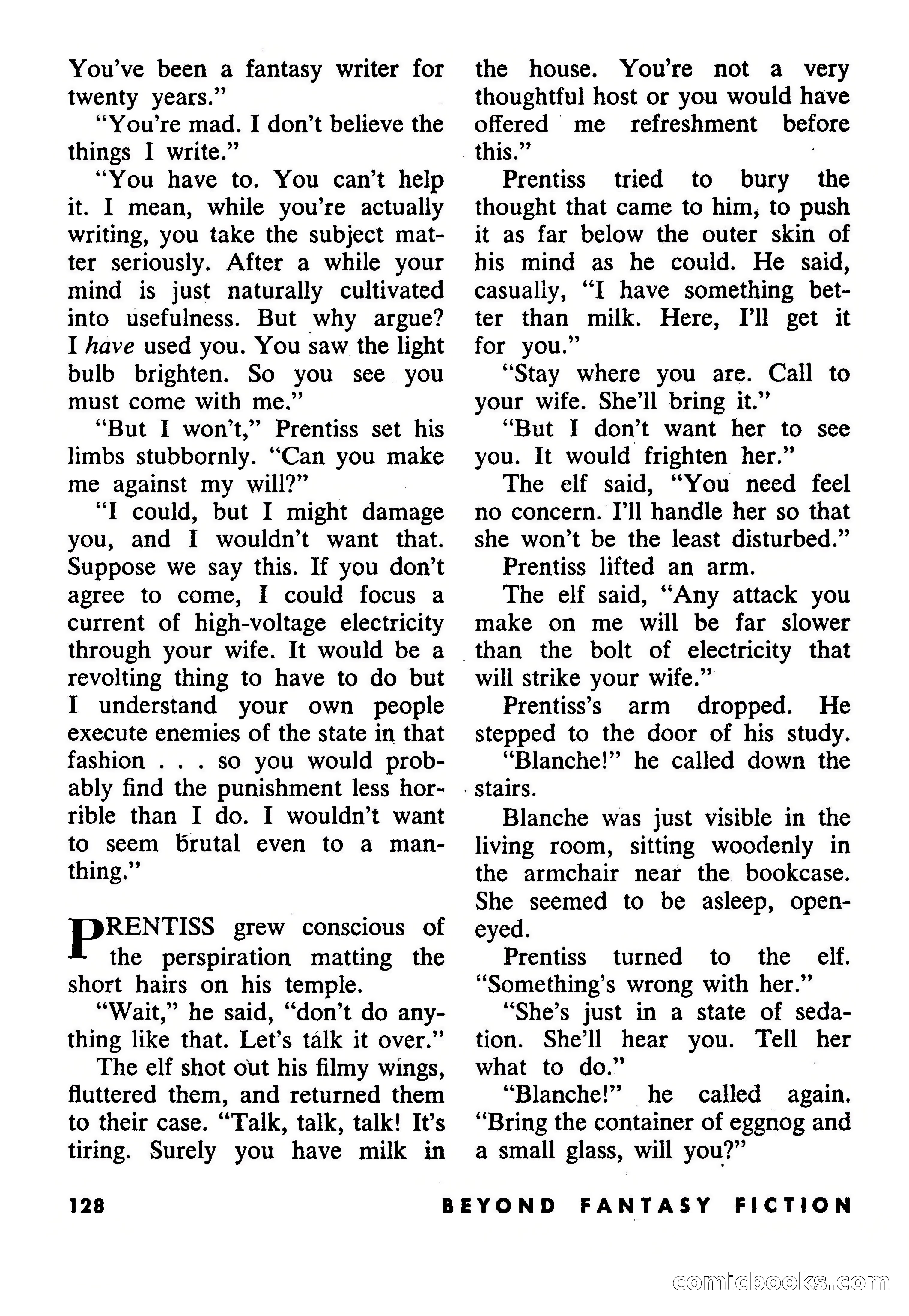 Beyond Fantasy Fiction, September 1953 — page 130 of 164