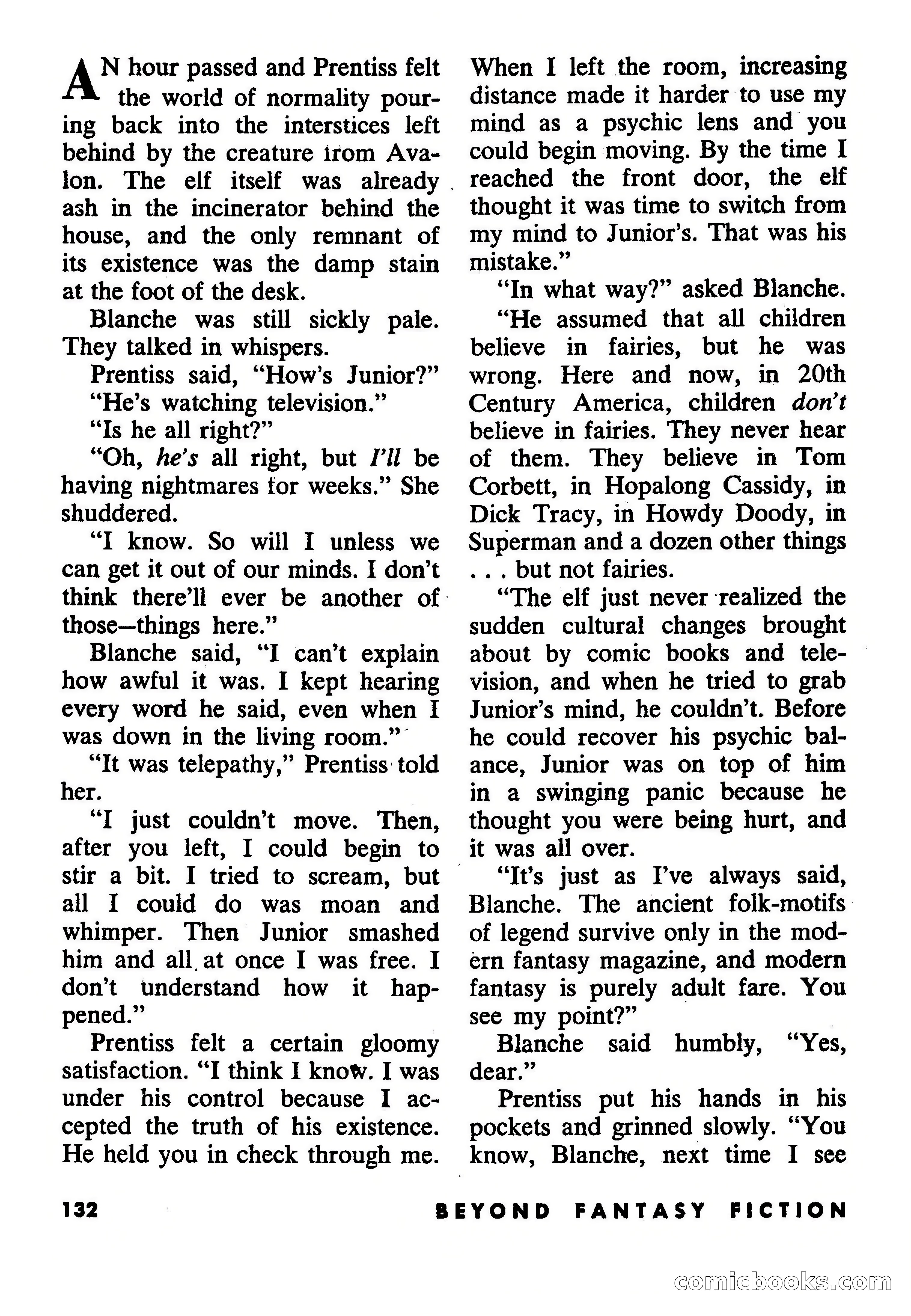 Beyond Fantasy Fiction, September 1953 — page 134 of 164