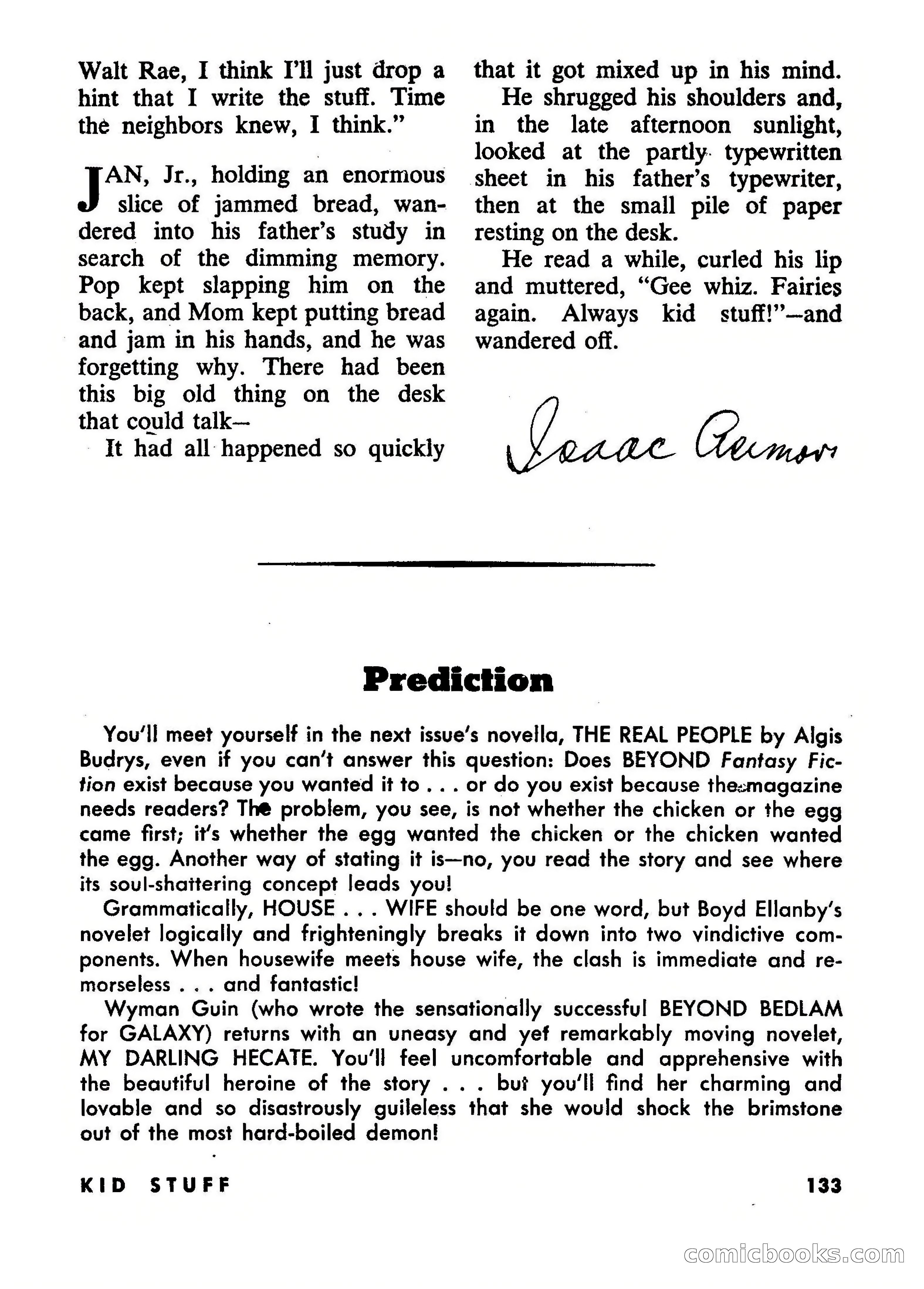 Beyond Fantasy Fiction, September 1953 — page 135 of 164
