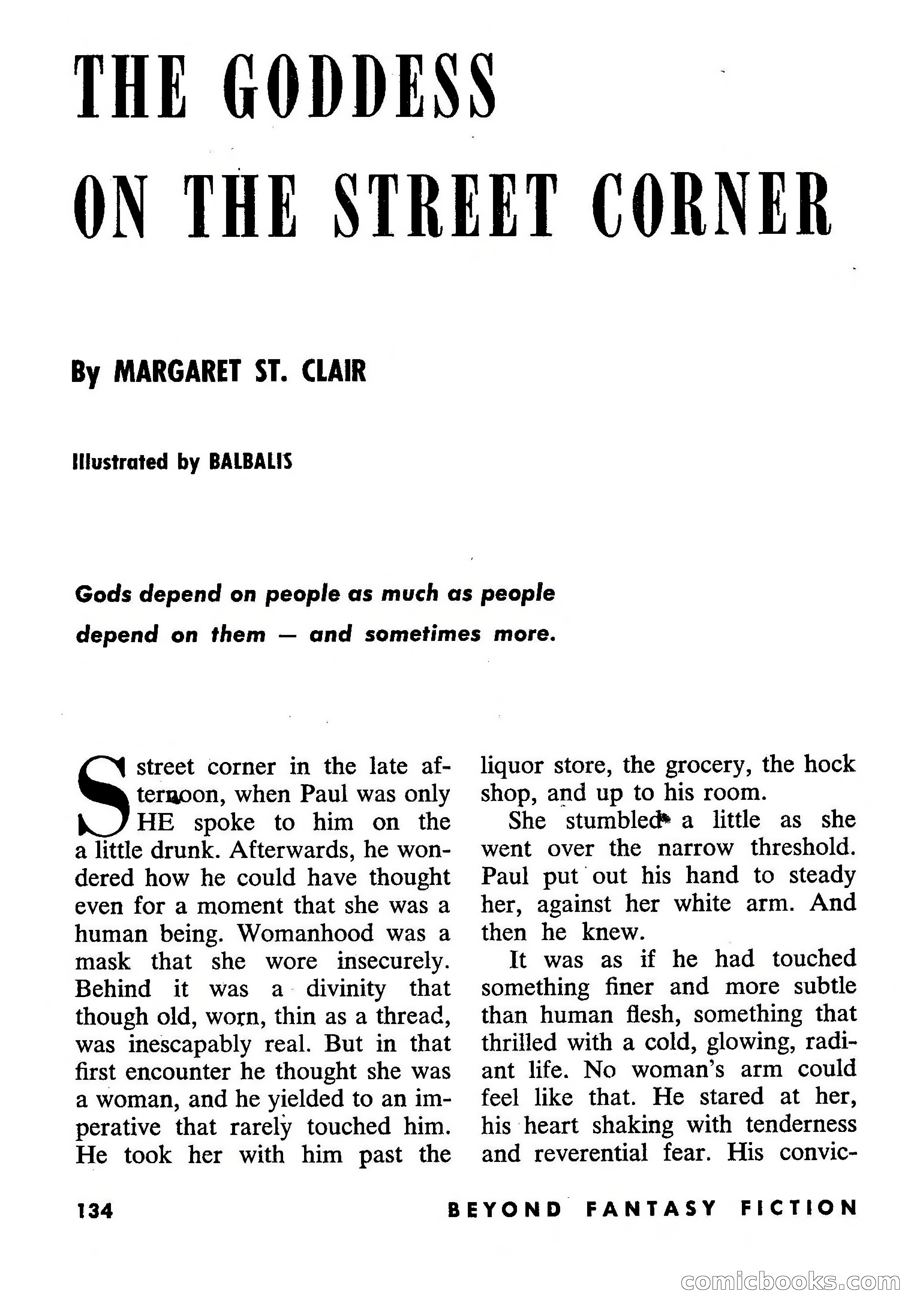 Beyond Fantasy Fiction, September 1953 — page 136 of 164