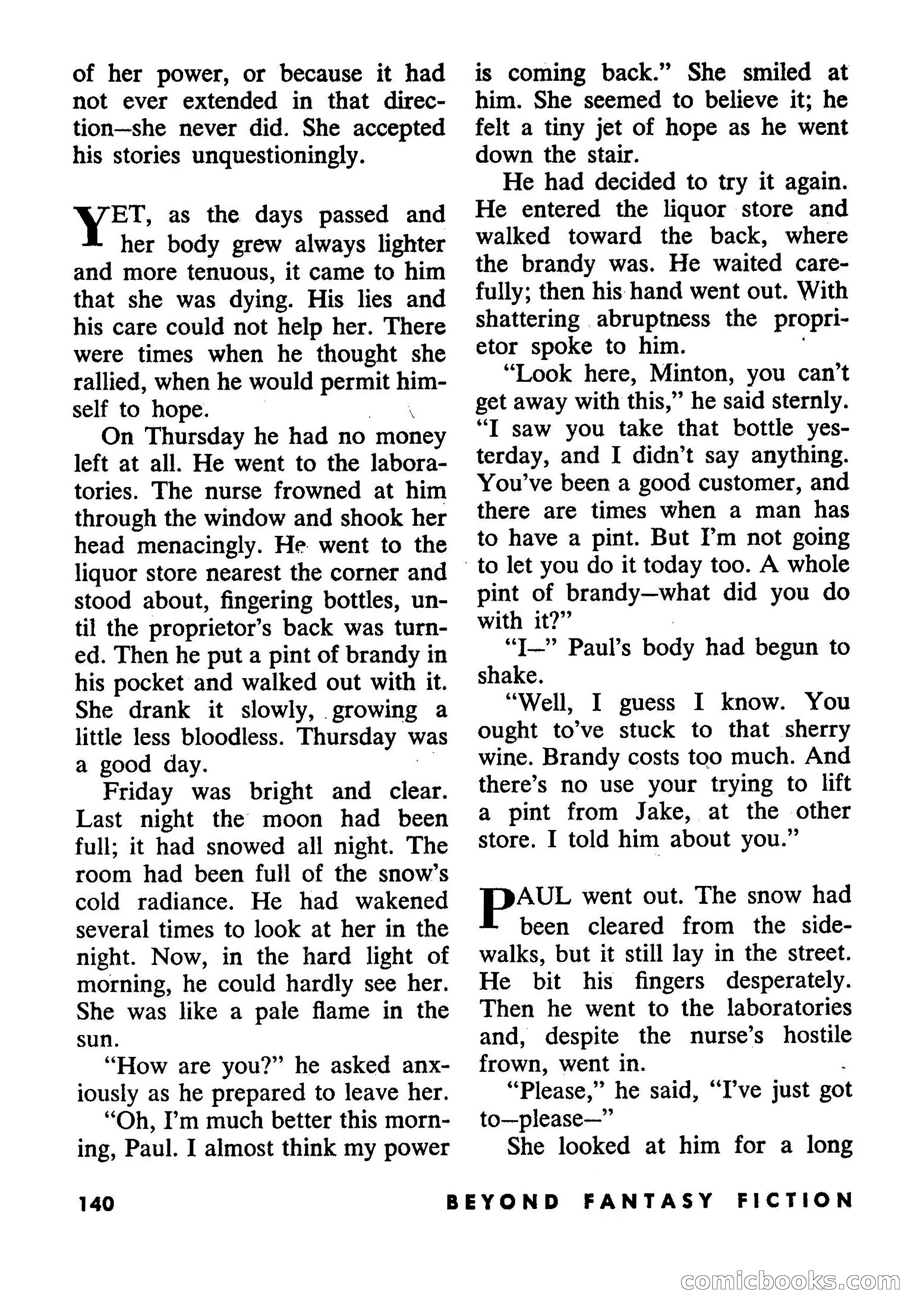 Beyond Fantasy Fiction, September 1953 — page 142 of 164