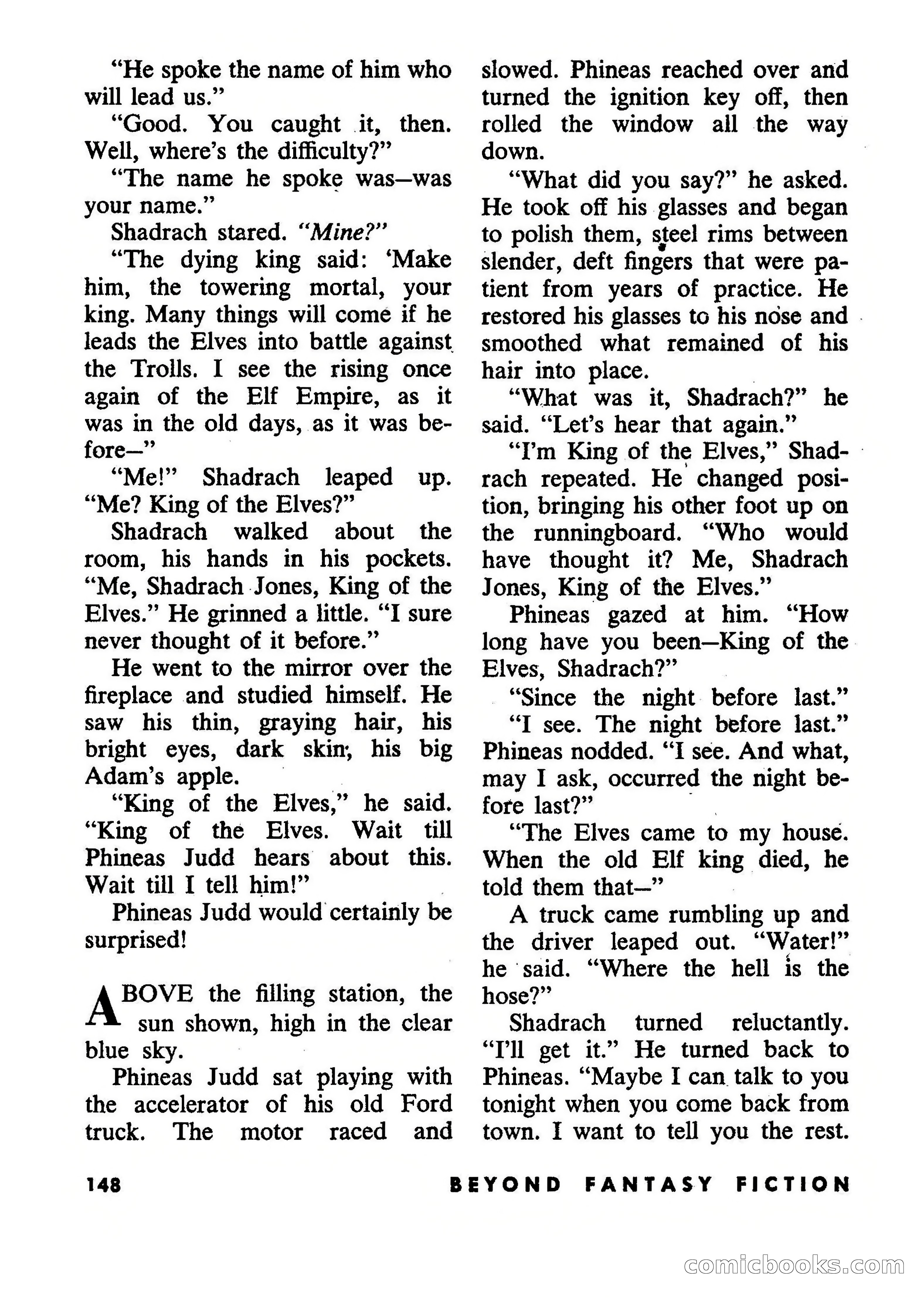 Beyond Fantasy Fiction, September 1953 — page 150 of 164