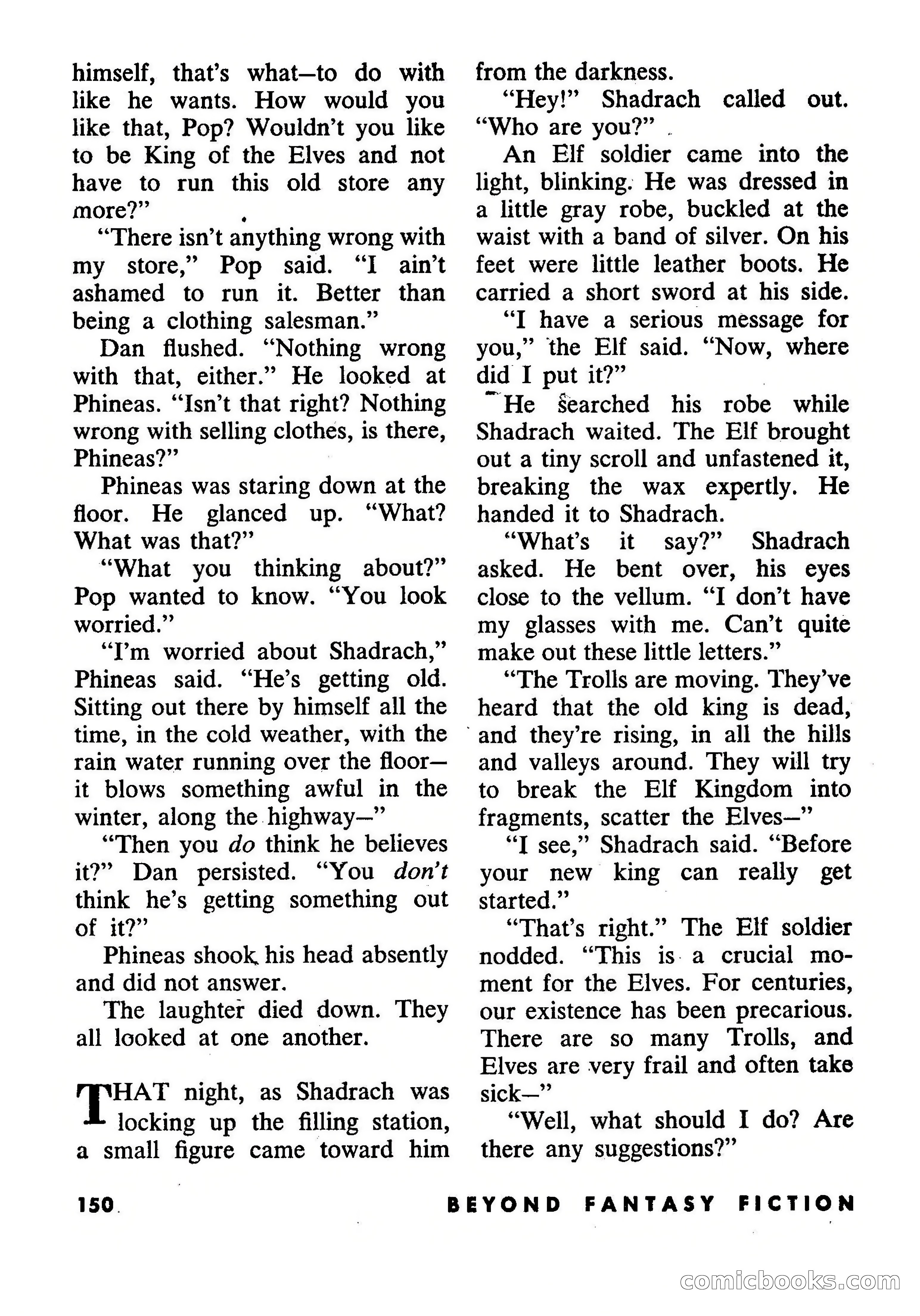 Beyond Fantasy Fiction, September 1953 — page 152 of 164