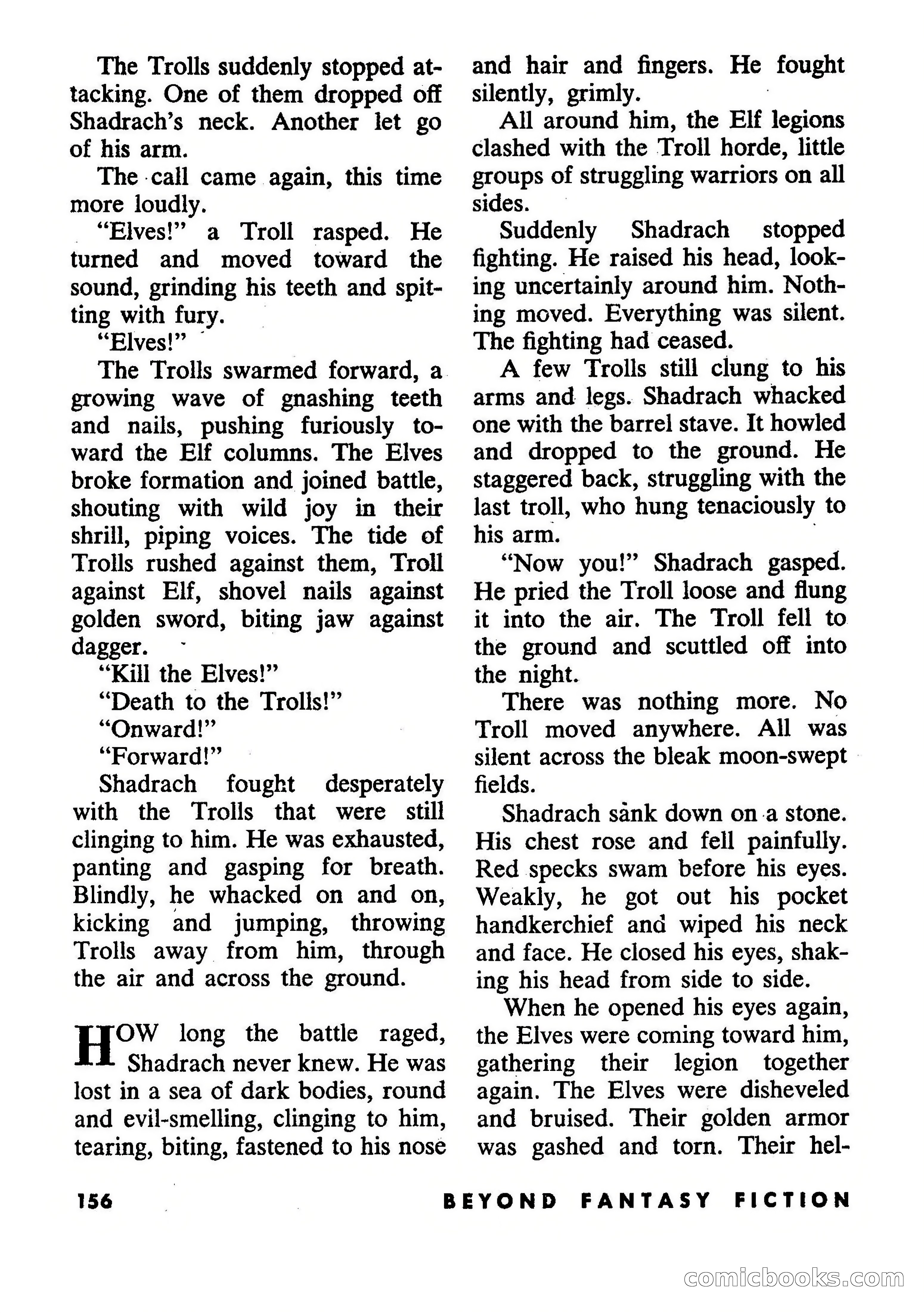Beyond Fantasy Fiction, September 1953 — page 158 of 164