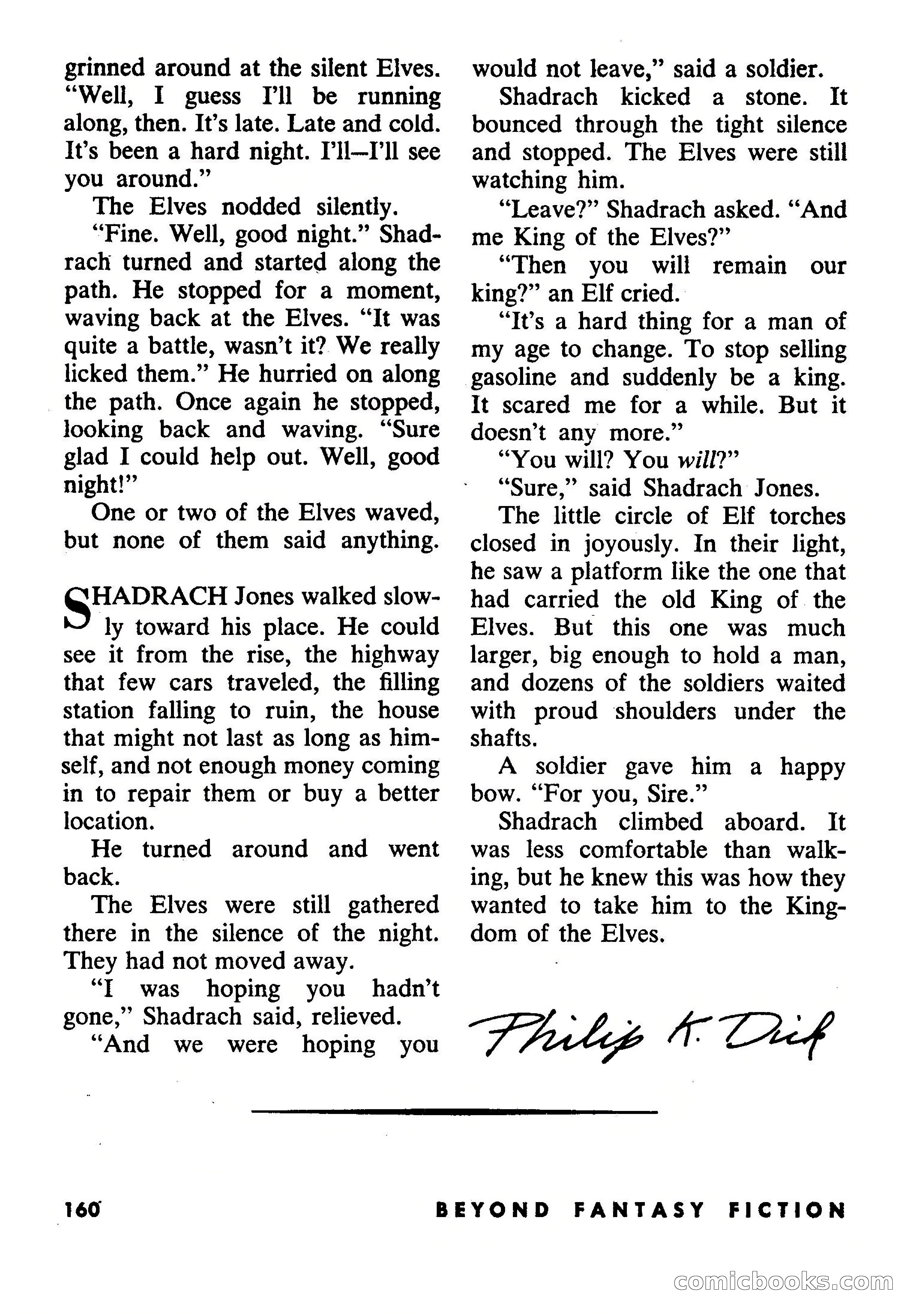 Beyond Fantasy Fiction, September 1953 — page 162 of 164