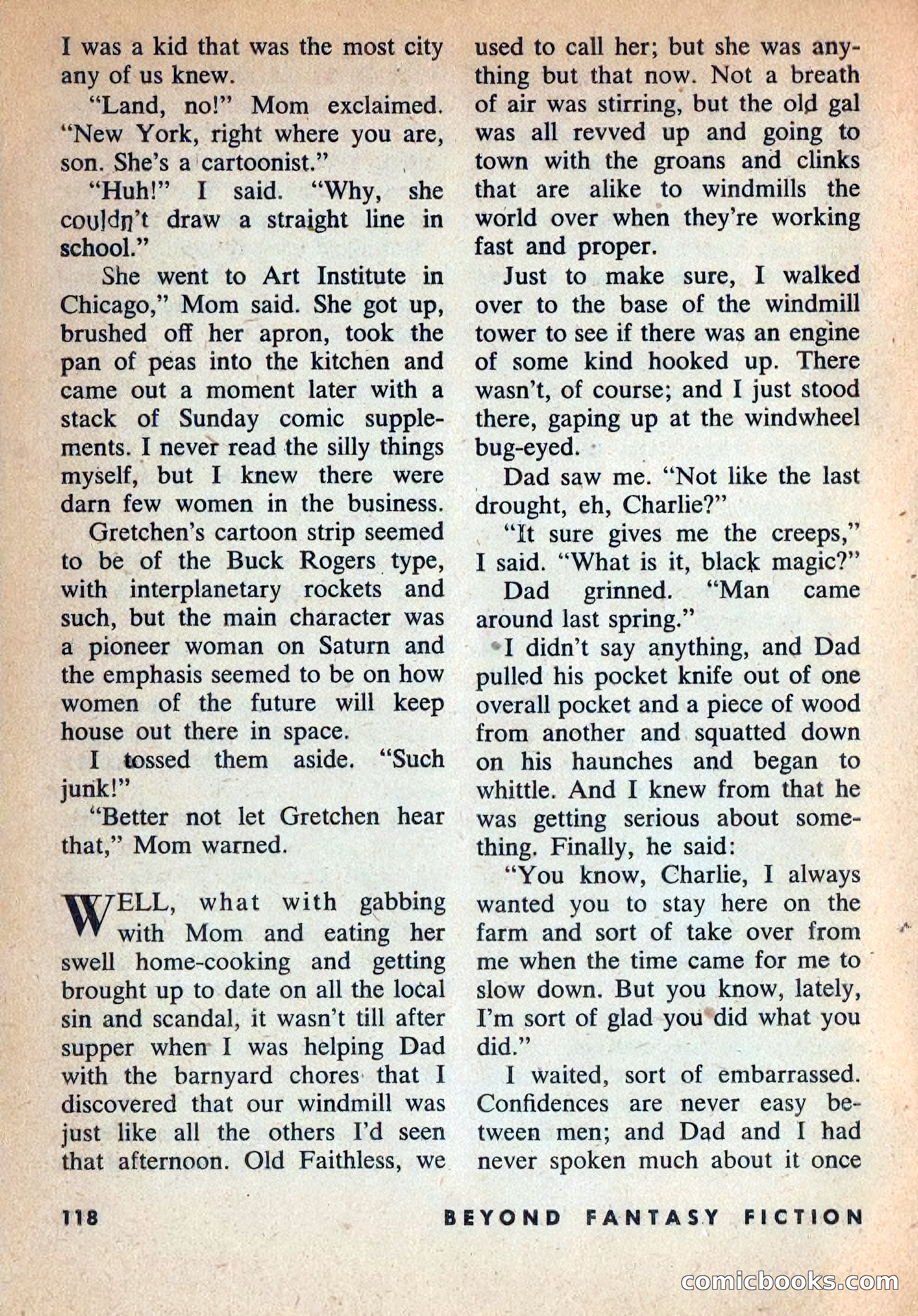 Beyond Fantasy Fiction, Vol. 1, No. 3 — page 121 of 164