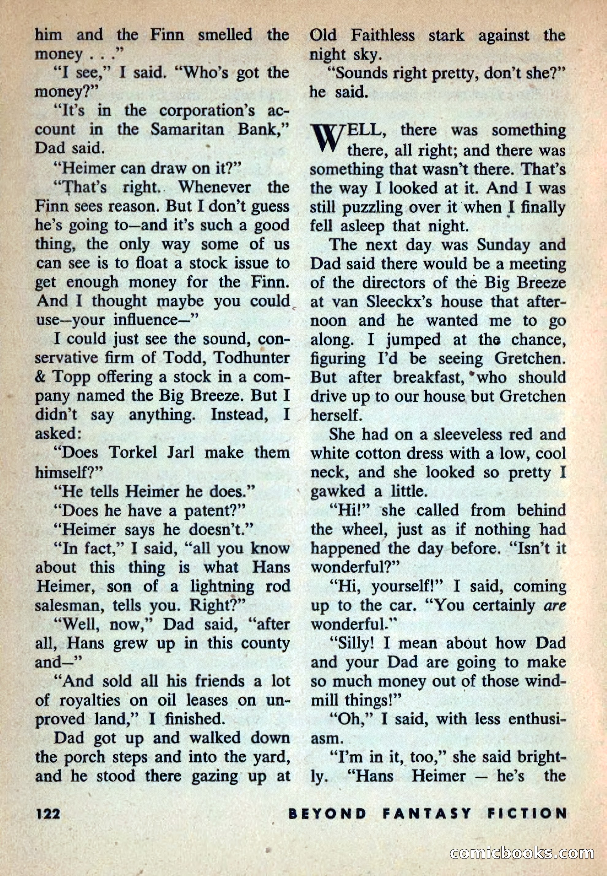 Beyond Fantasy Fiction, Vol. 1, No. 3 — page 125 of 164