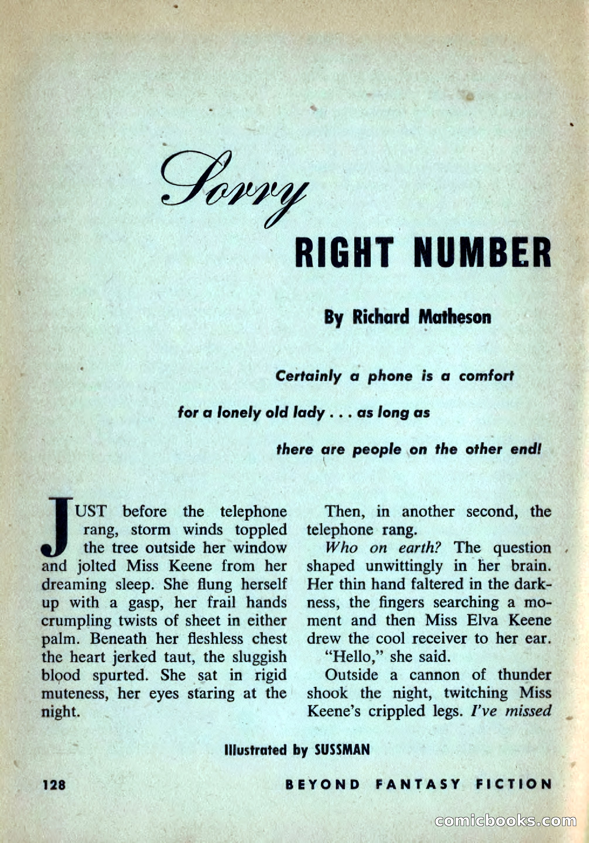 Beyond Fantasy Fiction, Vol. 1, No. 3 — page 131 of 164