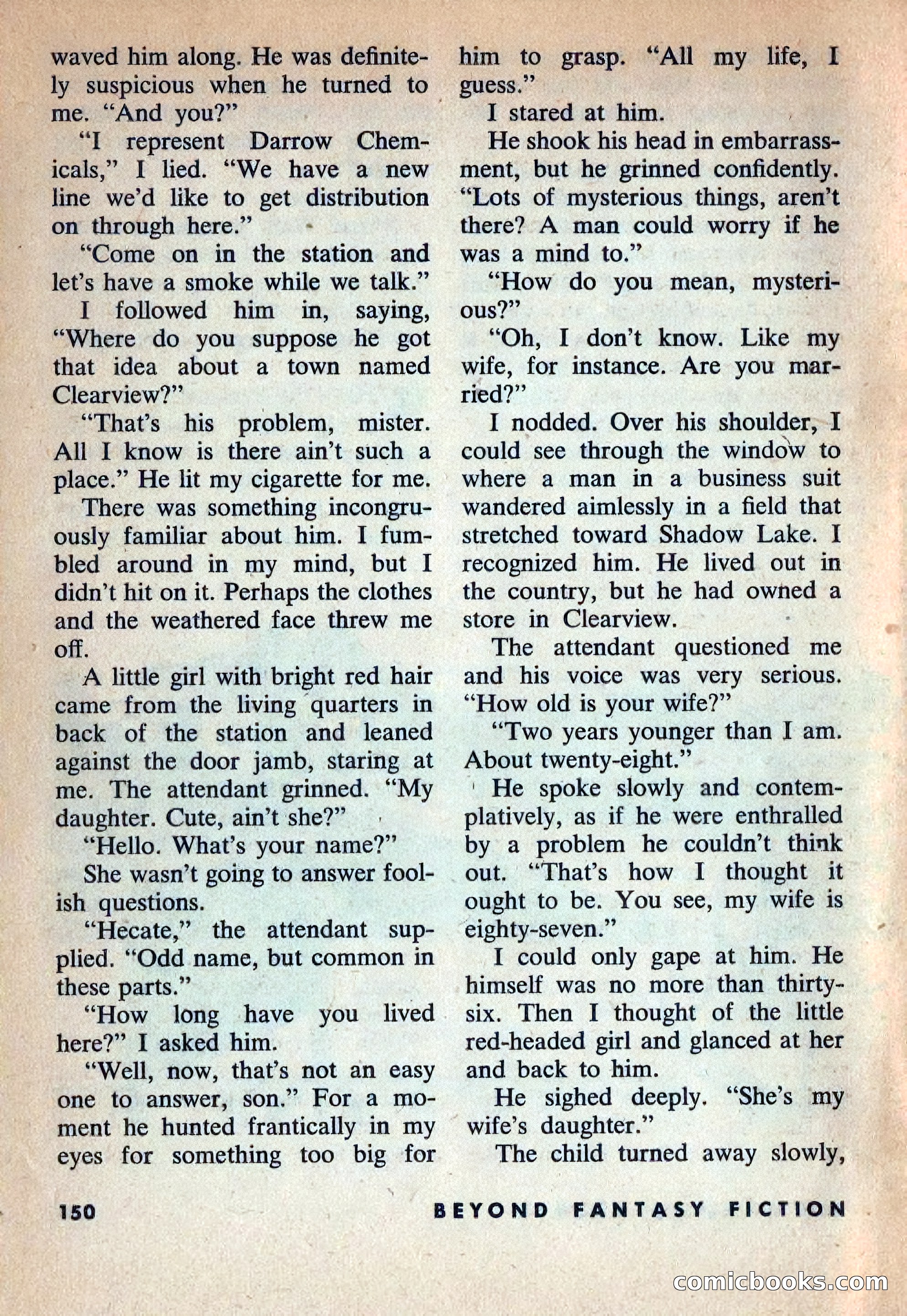 Beyond Fantasy Fiction, Vol. 1, No. 3 — page 153 of 164