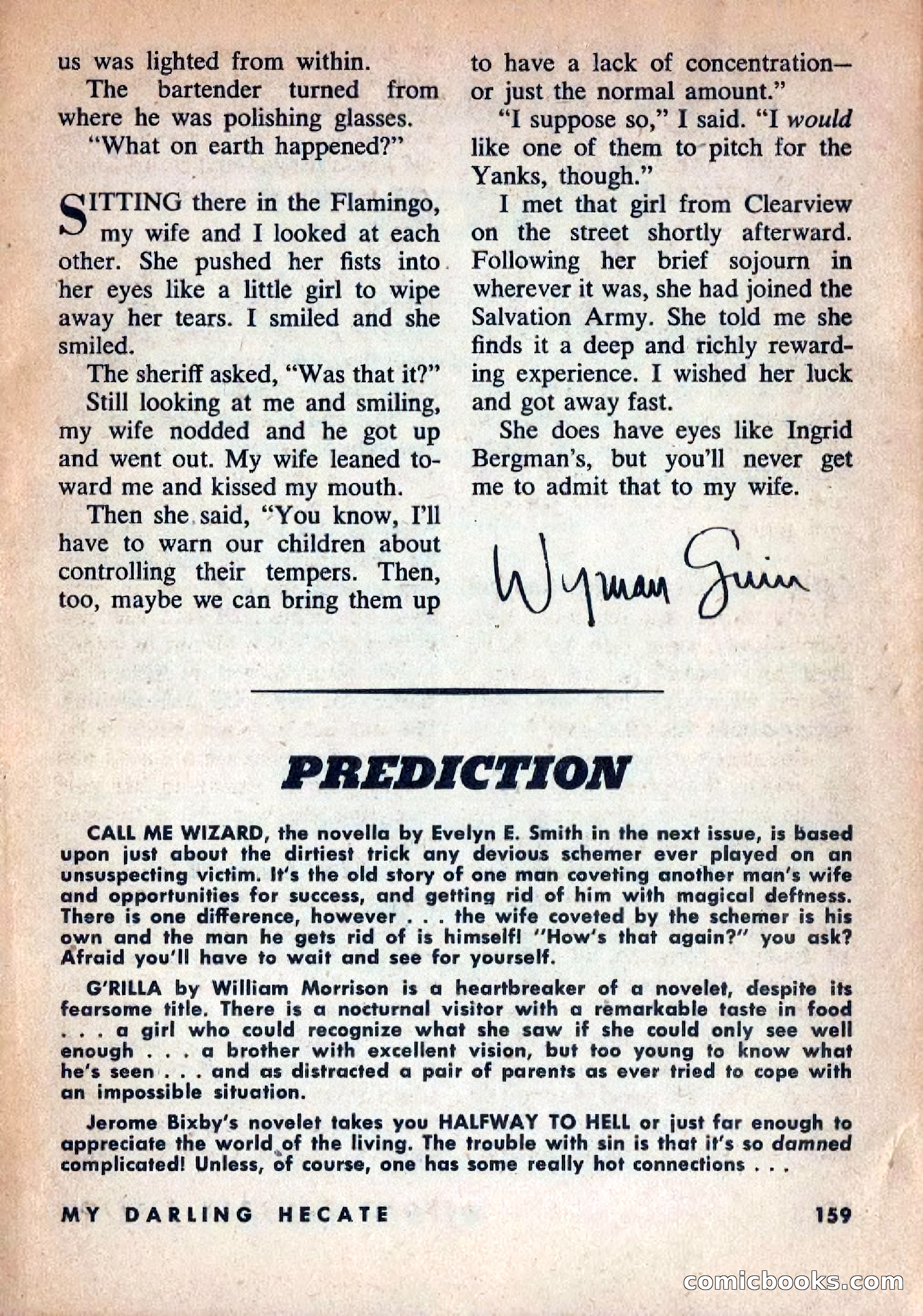 Beyond Fantasy Fiction, Vol. 1, No. 3 — page 162 of 164