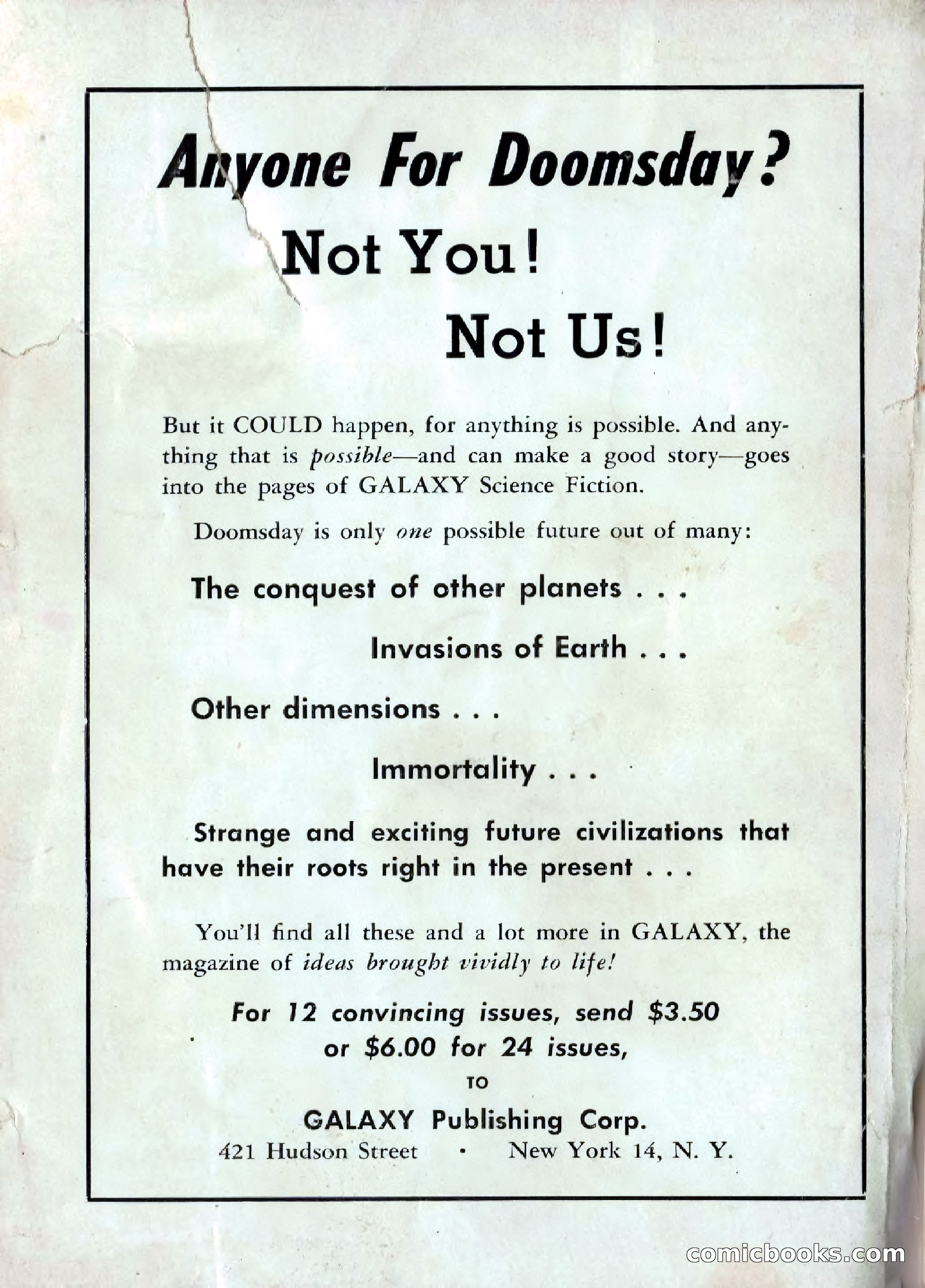 Beyond Fantasy Fiction, Vol. 1, No. 3 — page 165 of 164