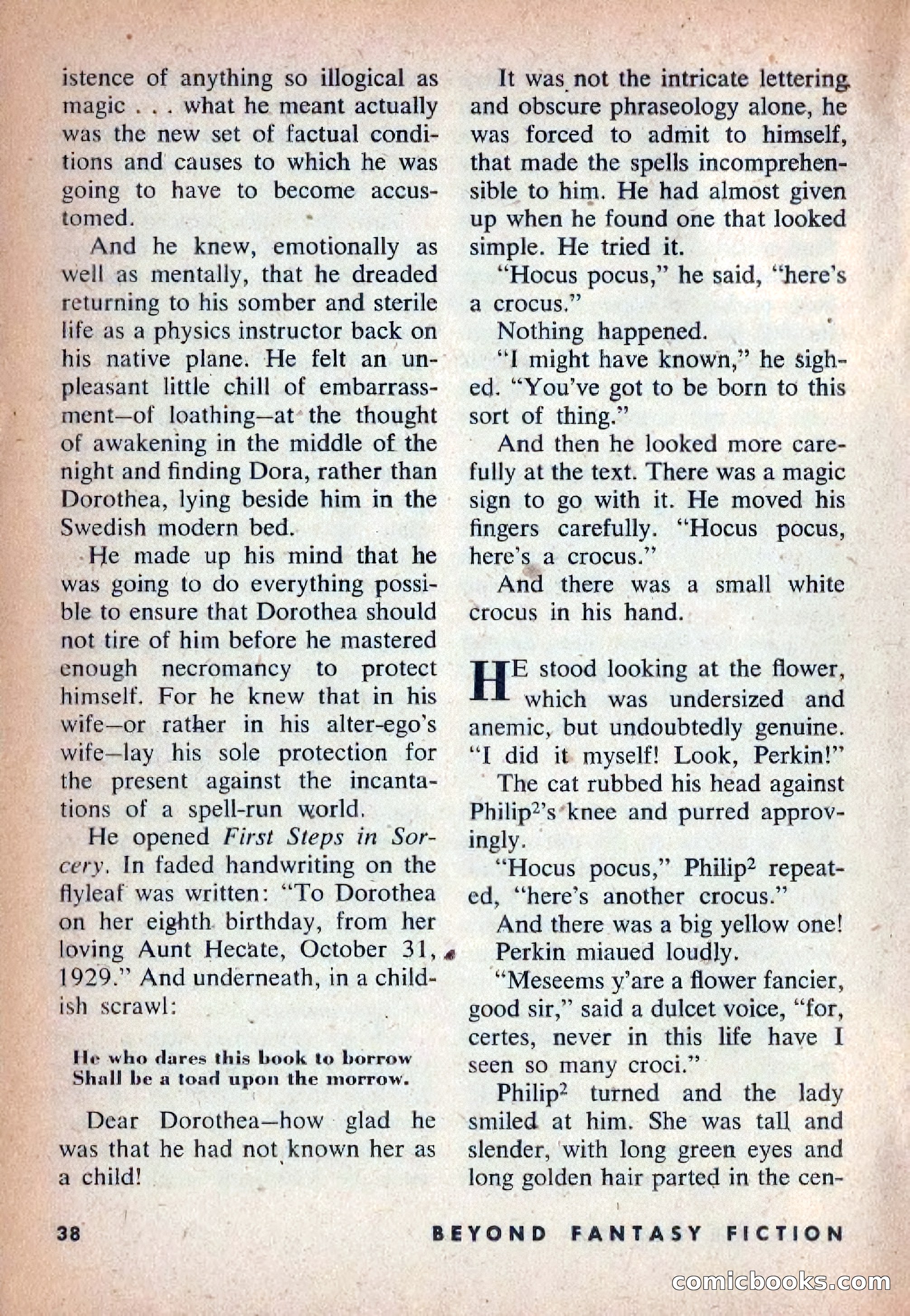 Beyond Fantasy Fiction, Vol. 1, No. 4 — page 41 of 164