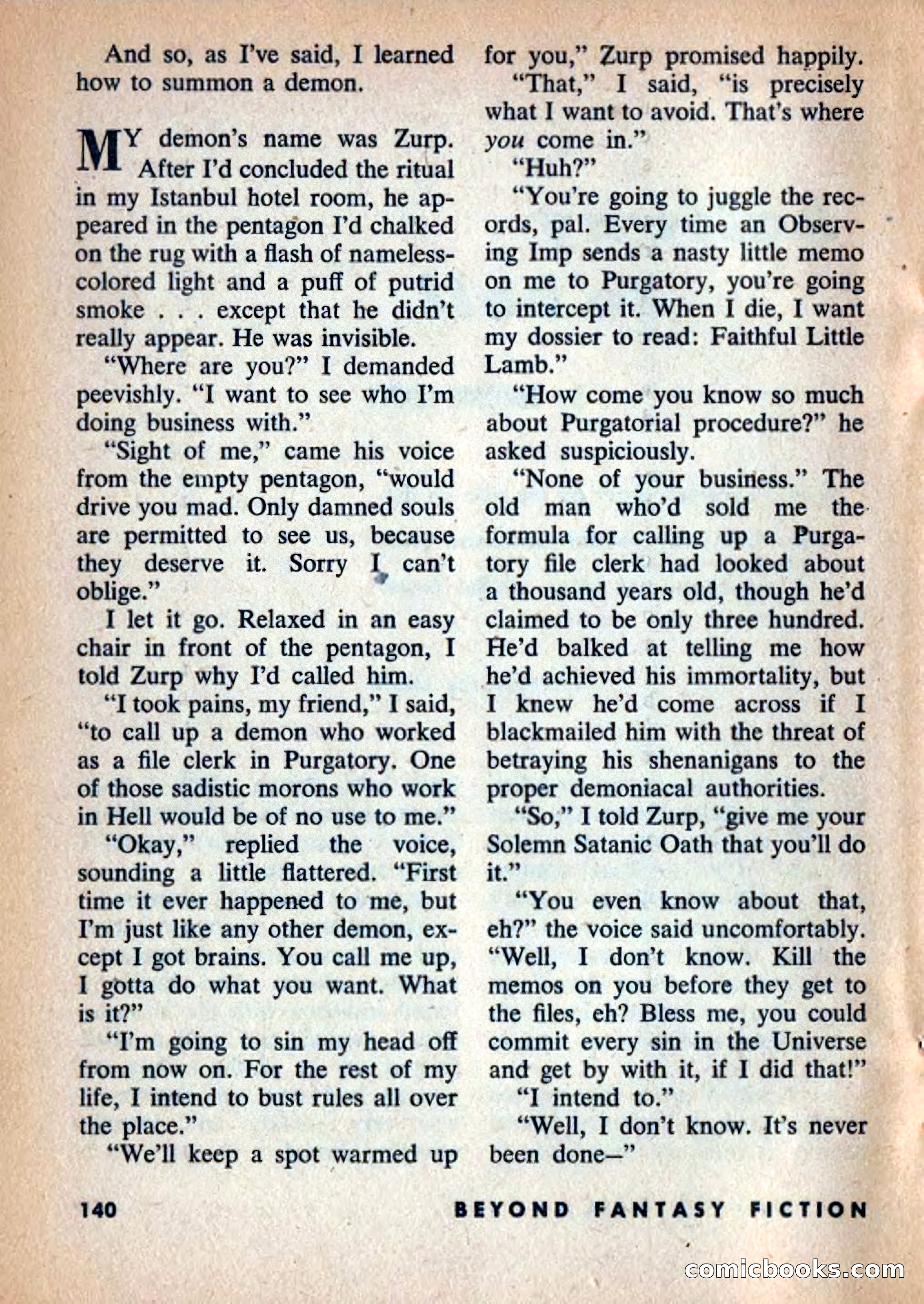 Beyond Fantasy Fiction, Vol. 1, No. 4 — page 143 of 164