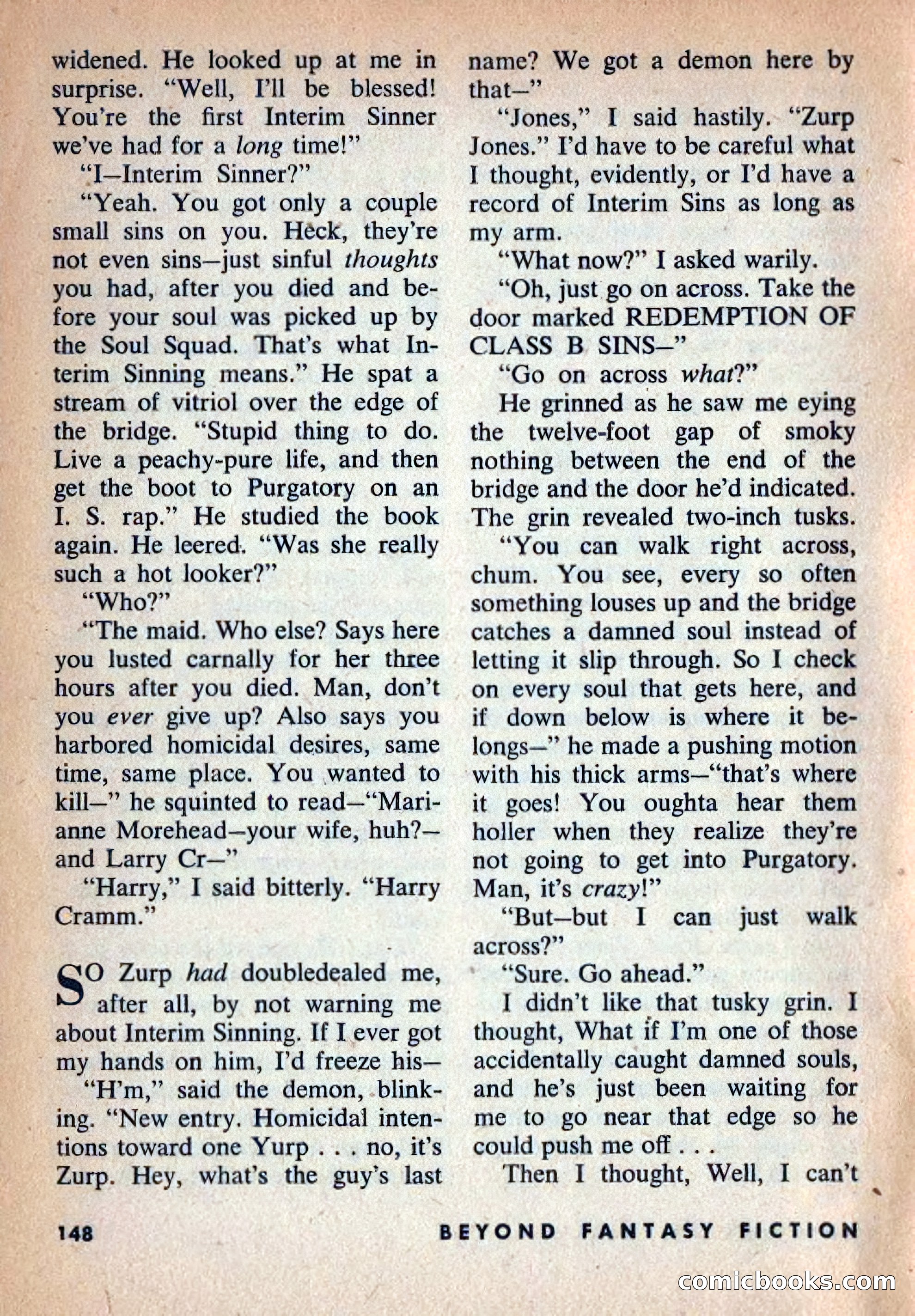 Beyond Fantasy Fiction, Vol. 1, No. 4 — page 151 of 164