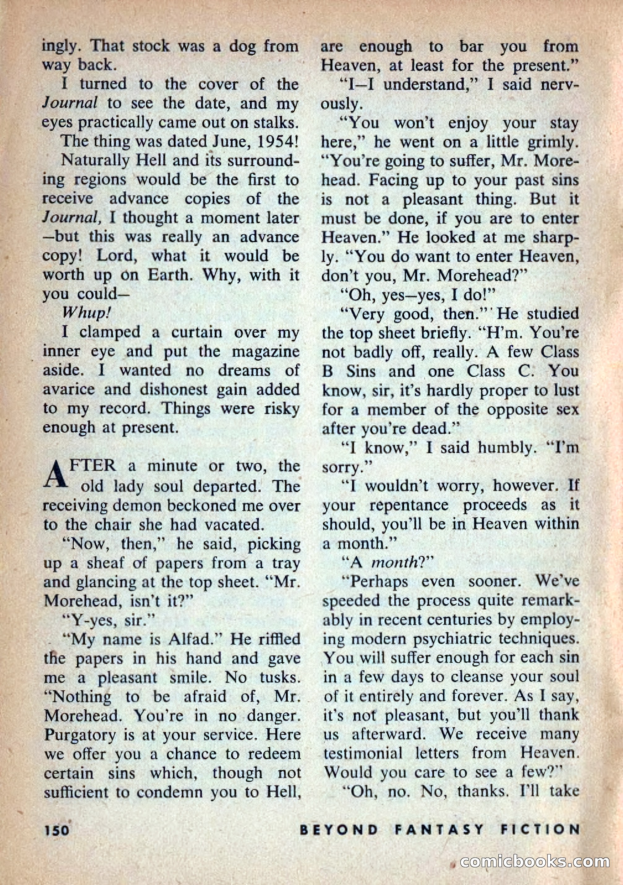 Beyond Fantasy Fiction, Vol. 1, No. 4 — page 153 of 164