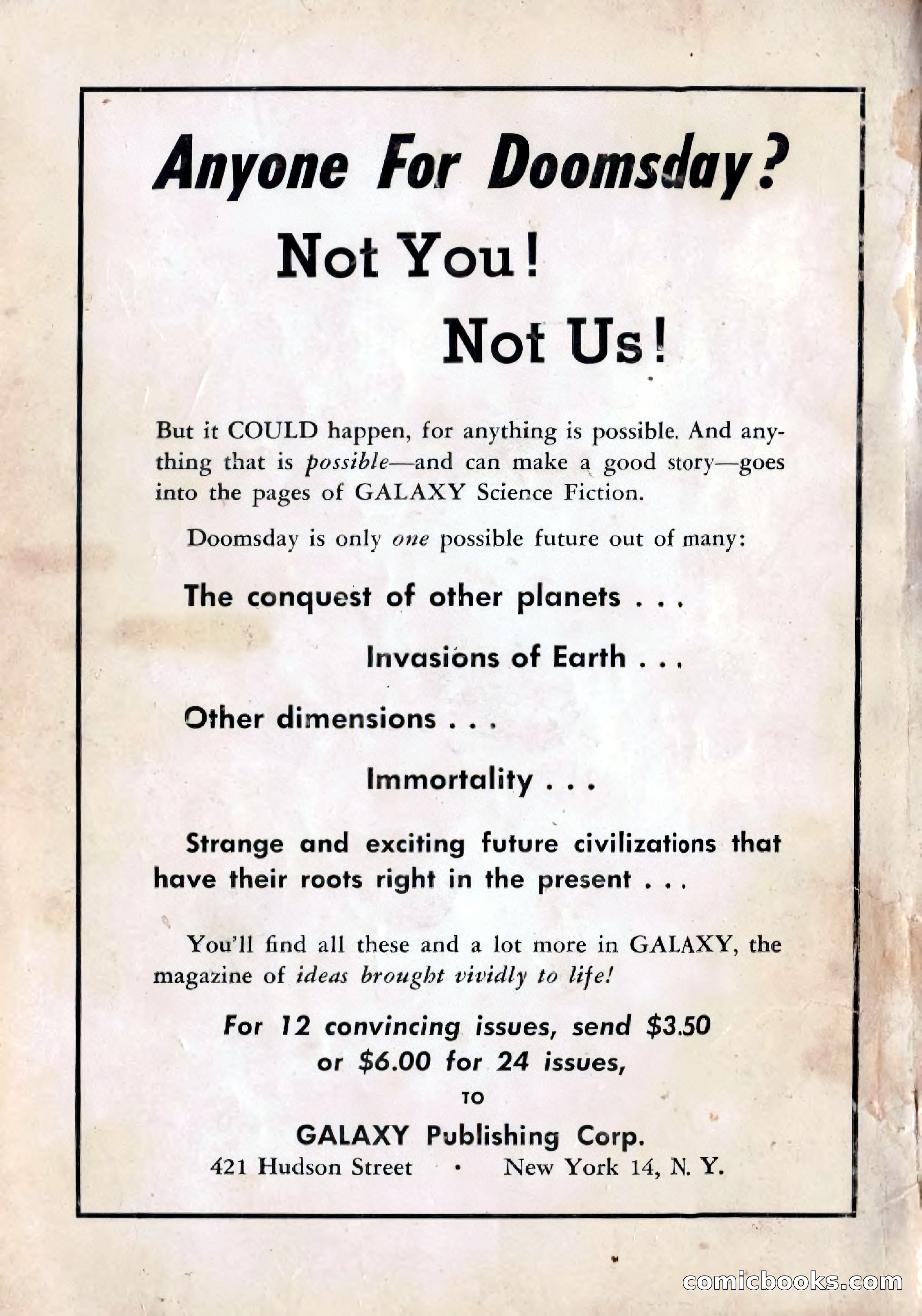 Beyond Fantasy Fiction, Vol. 1, No. 4 — page 165 of 164