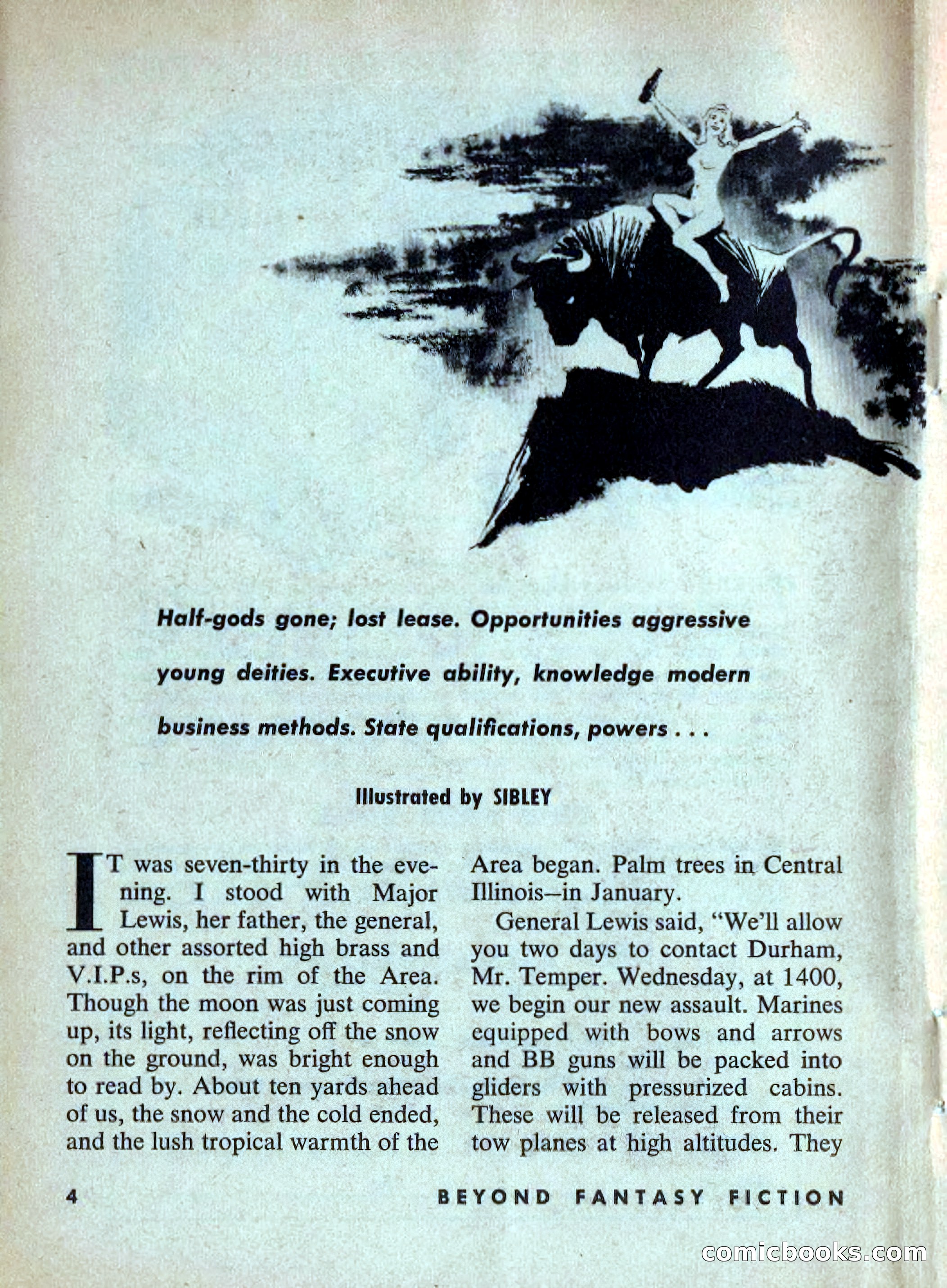 Beyond Fantasy Fiction, Volume 1, Number 5 — page 7 of 164