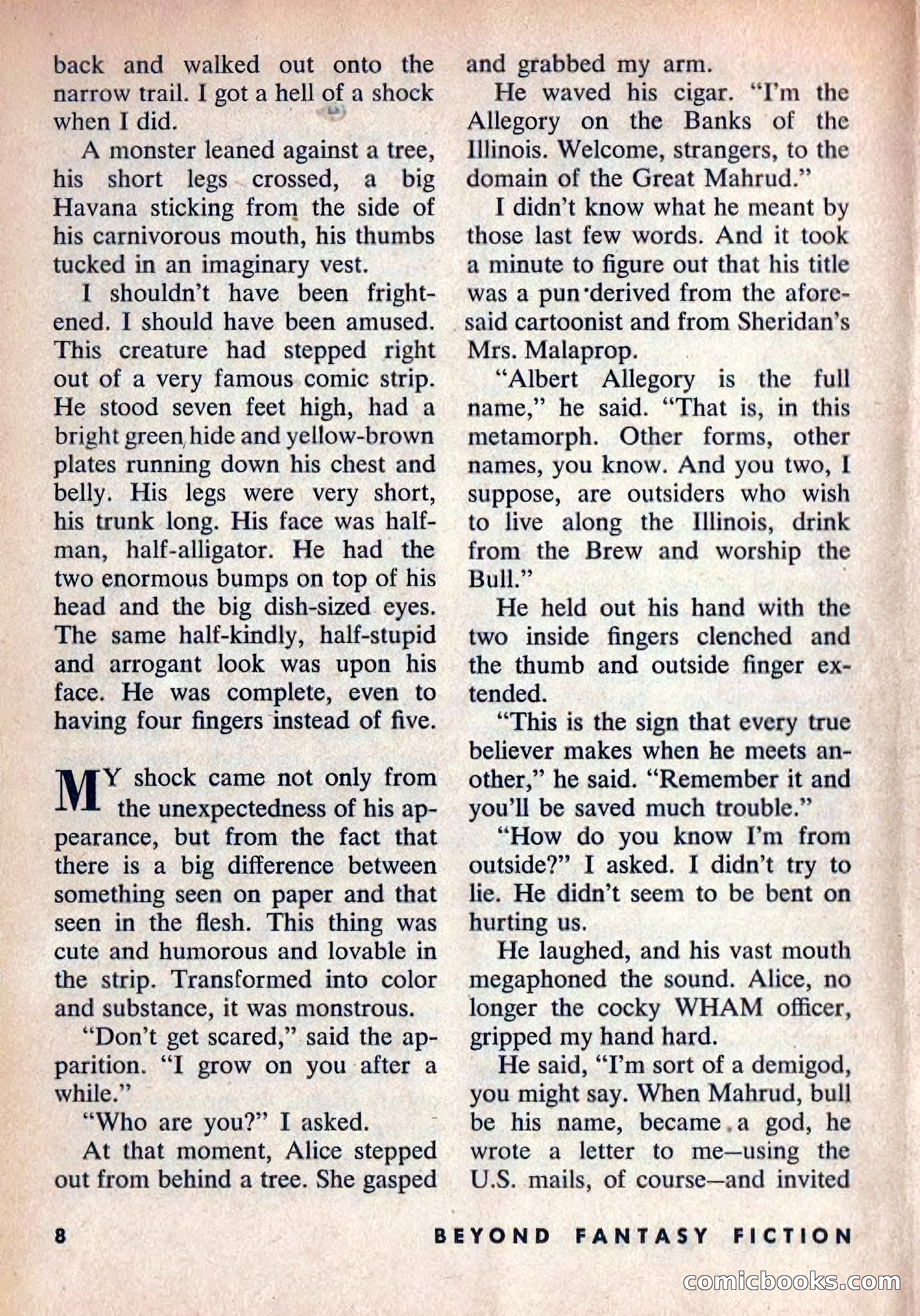 Beyond Fantasy Fiction, Volume 1, Number 5 — page 11 of 164