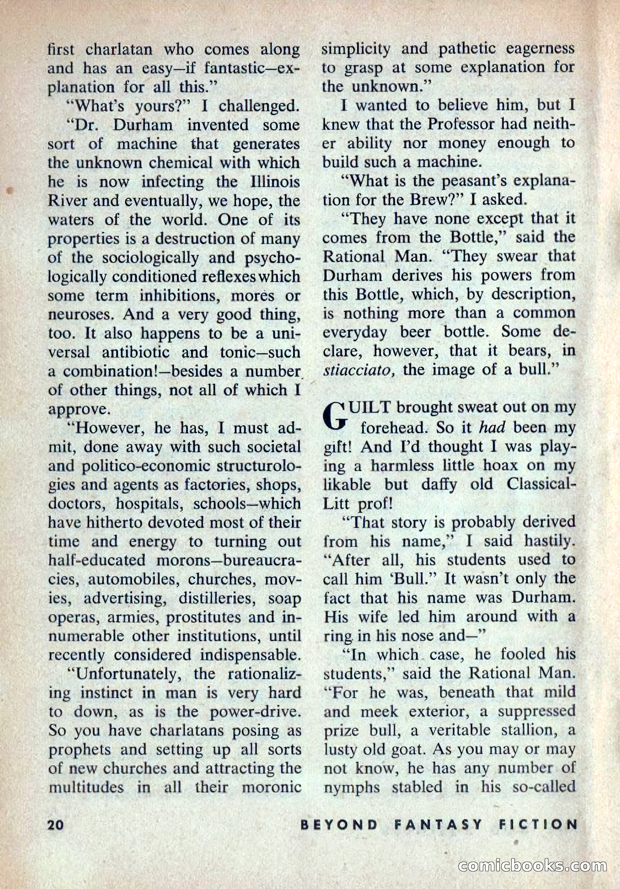 Beyond Fantasy Fiction, Volume 1, Number 5 — page 23 of 164