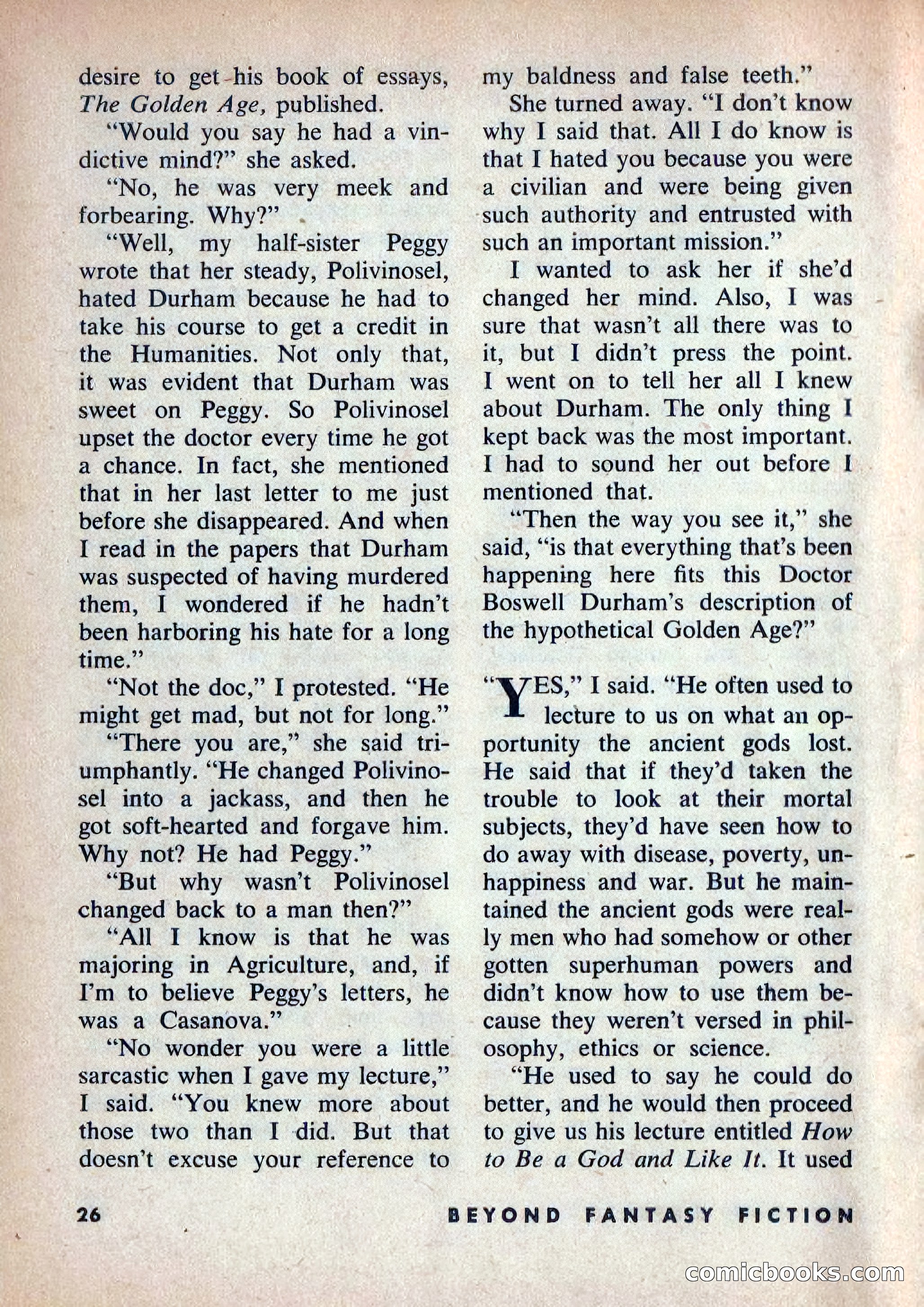 Beyond Fantasy Fiction, Volume 1, Number 5 — page 29 of 164