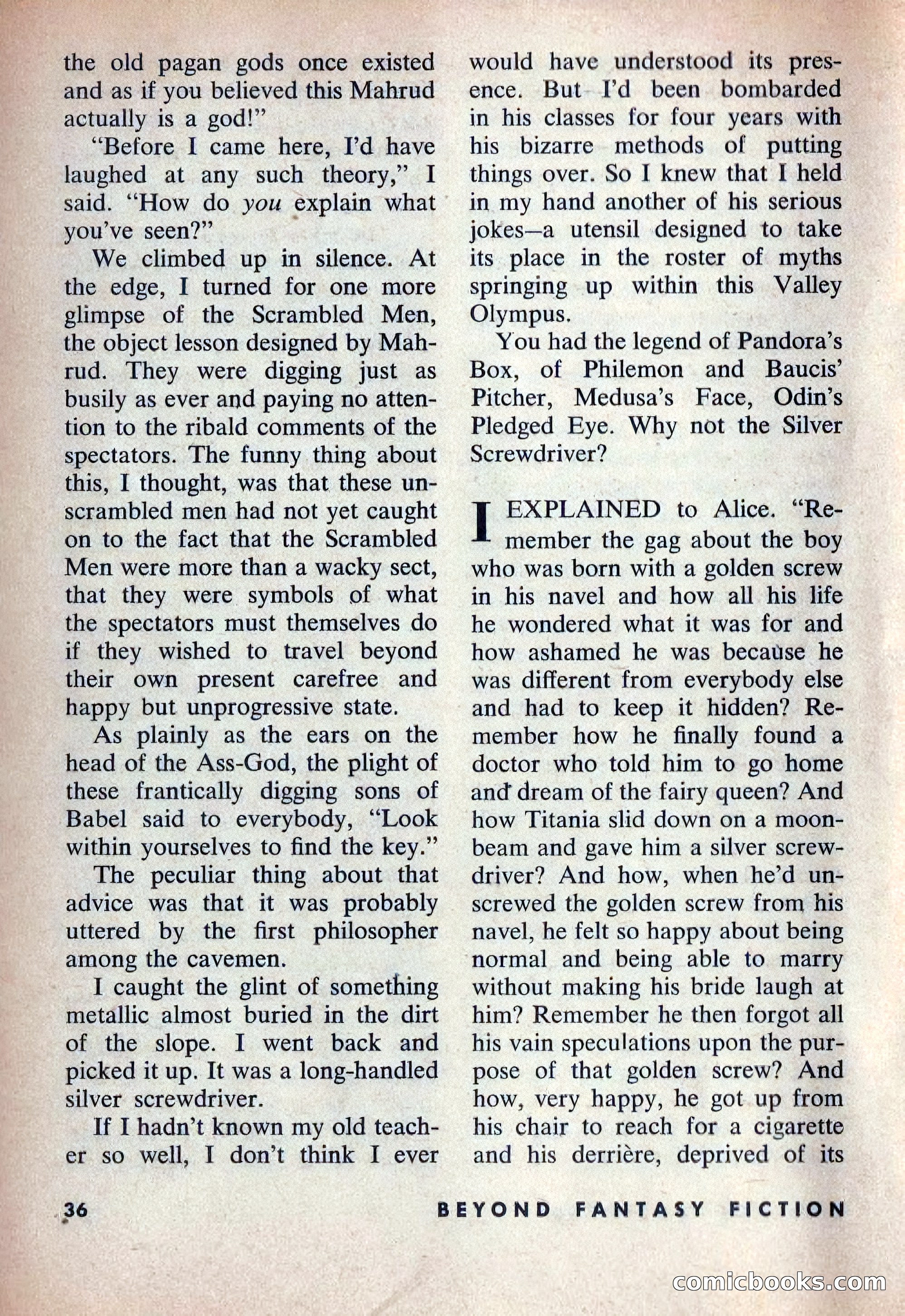 Beyond Fantasy Fiction, Volume 1, Number 5 — page 39 of 164