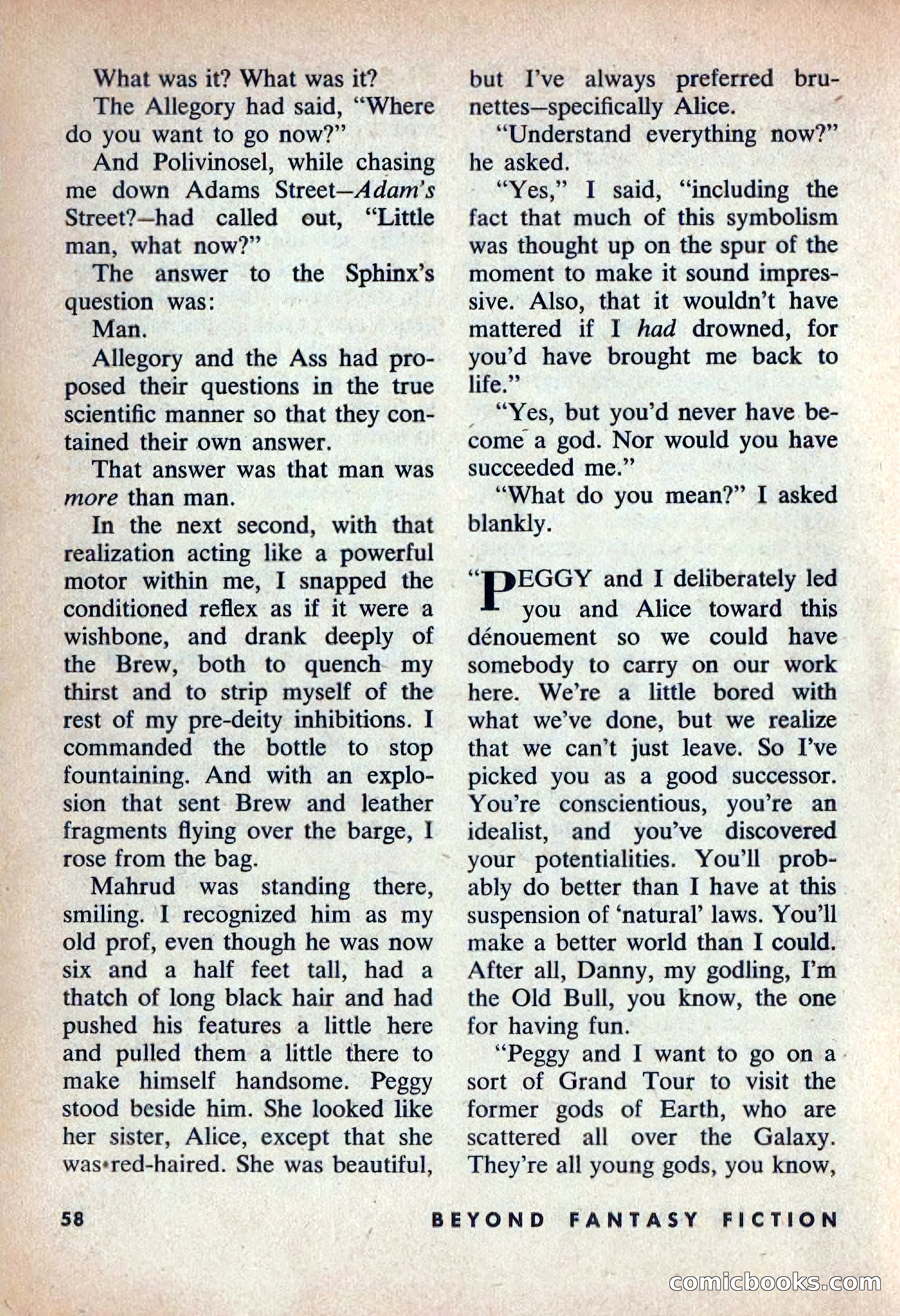 Beyond Fantasy Fiction, Volume 1, Number 5 — page 61 of 164