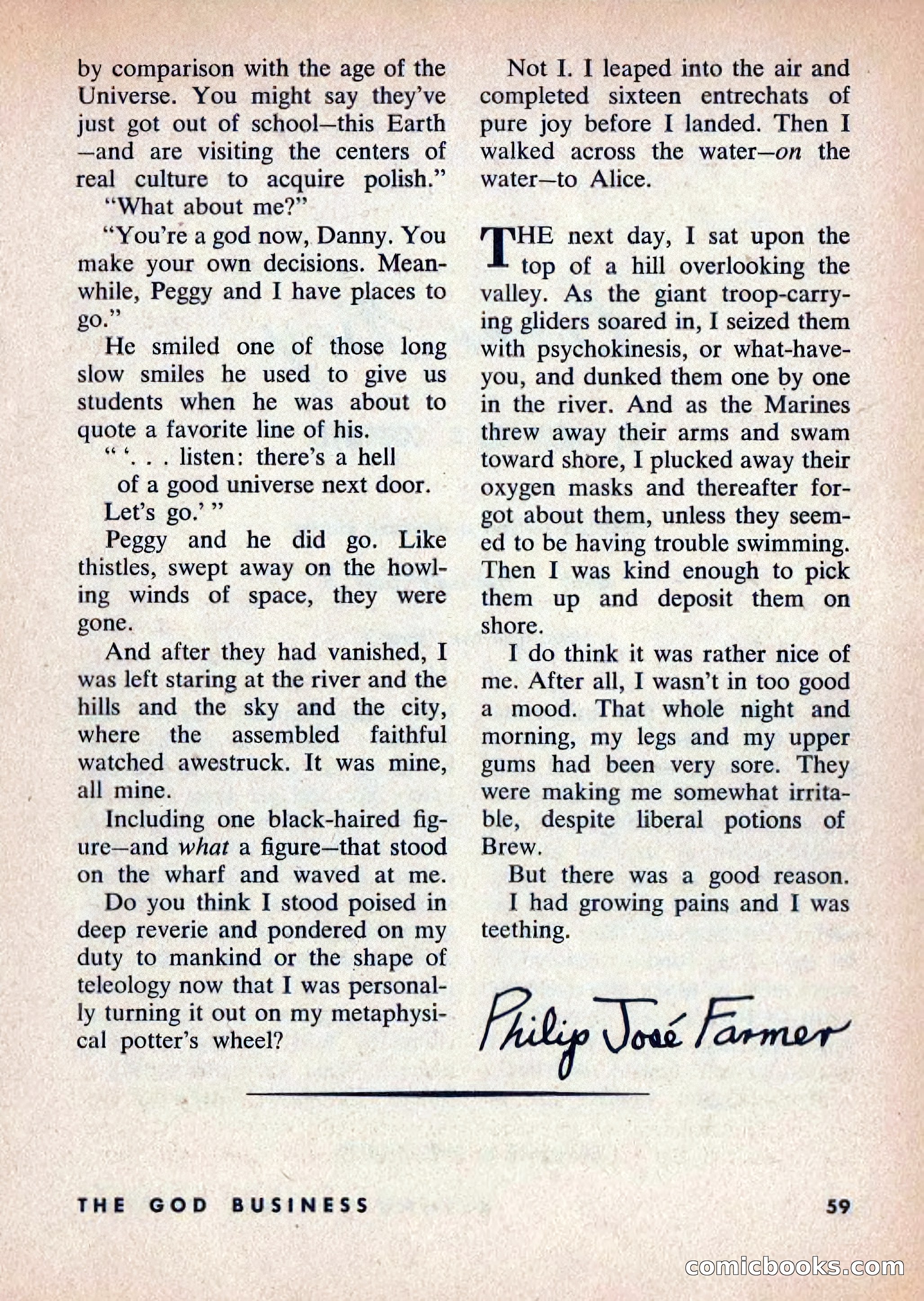 Beyond Fantasy Fiction, Volume 1, Number 5 — page 62 of 164