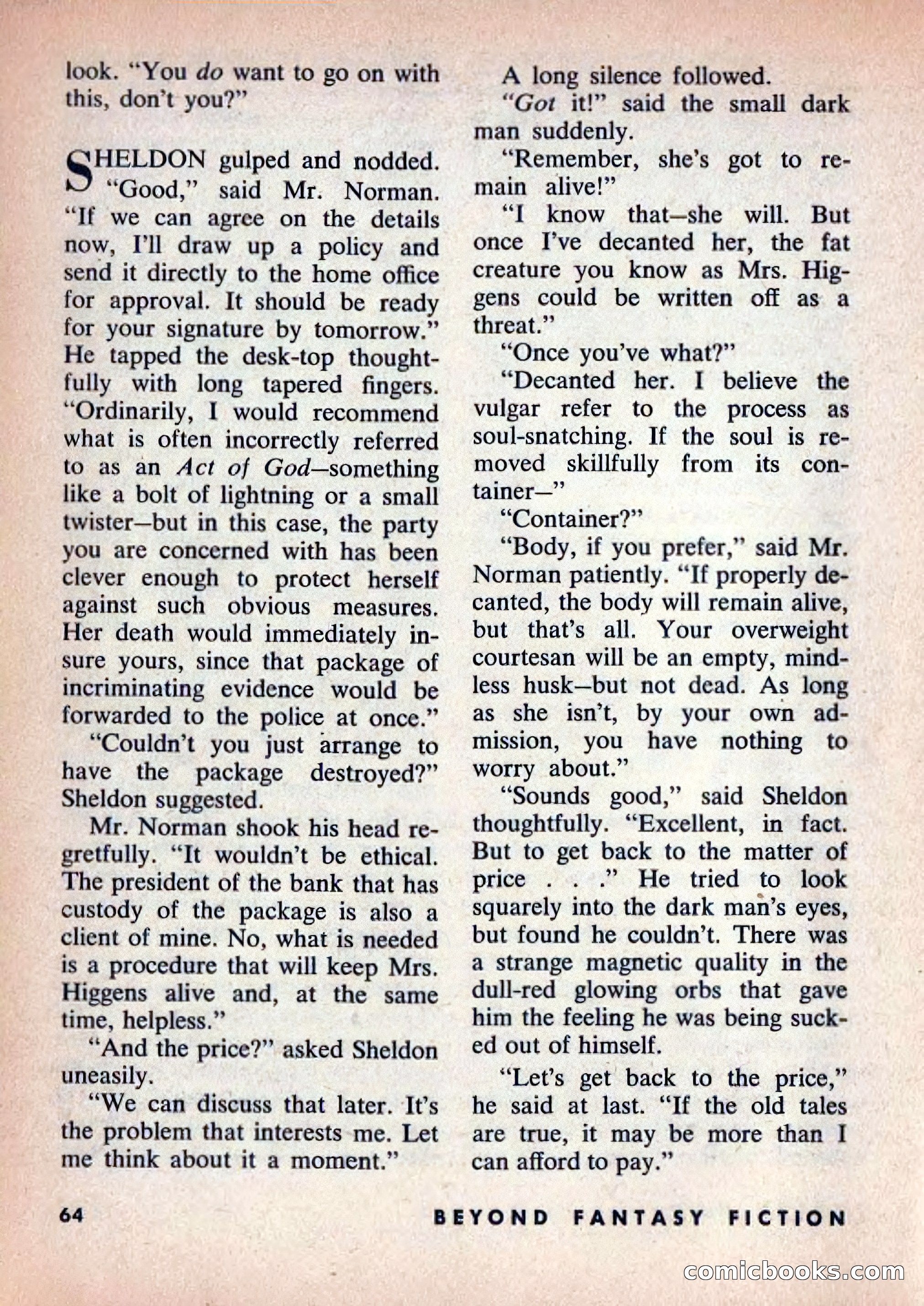 Beyond Fantasy Fiction, Volume 1, Number 5 — page 67 of 164