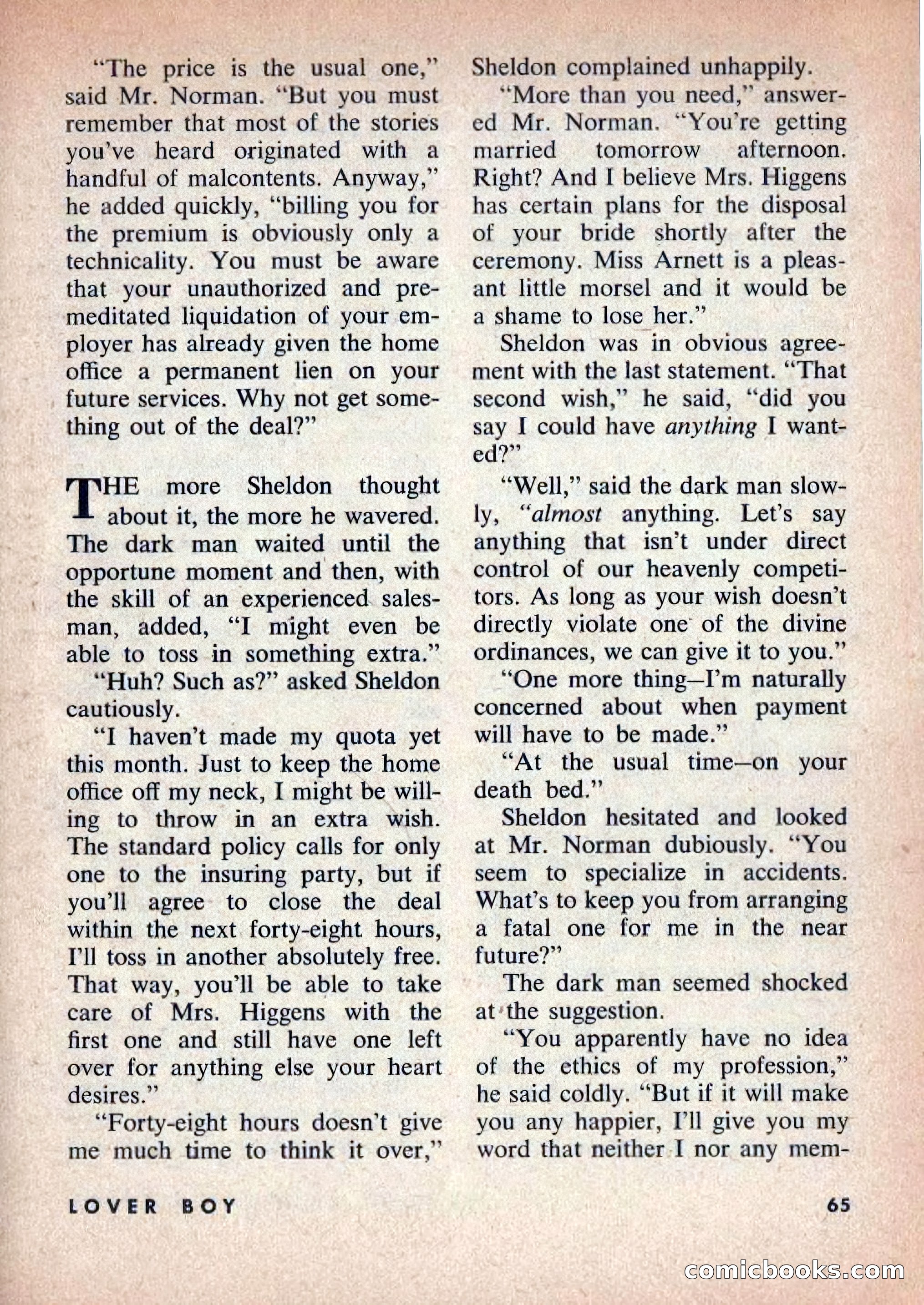 Beyond Fantasy Fiction, Volume 1, Number 5 — page 68 of 164
