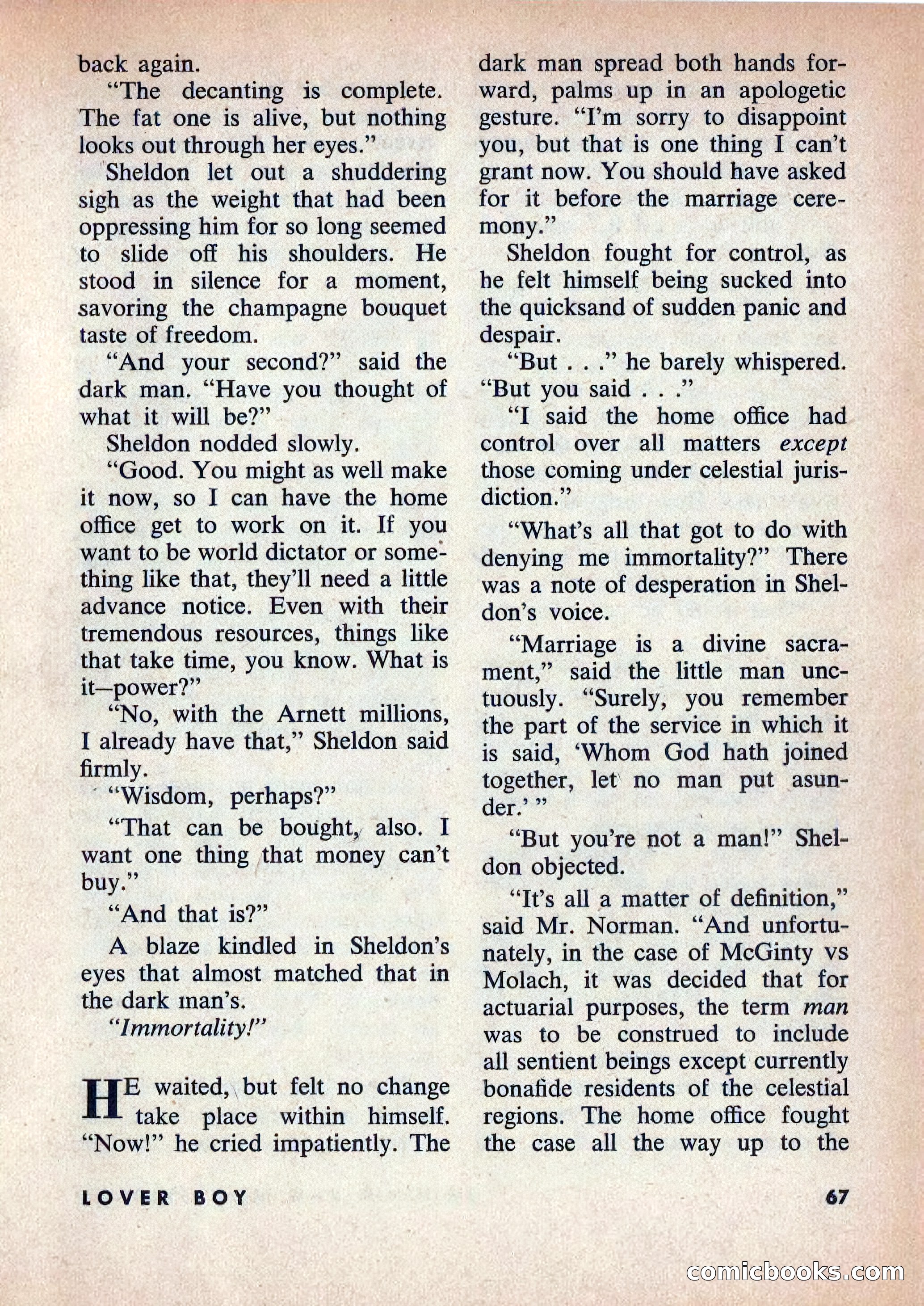 Beyond Fantasy Fiction, Volume 1, Number 5 — page 70 of 164