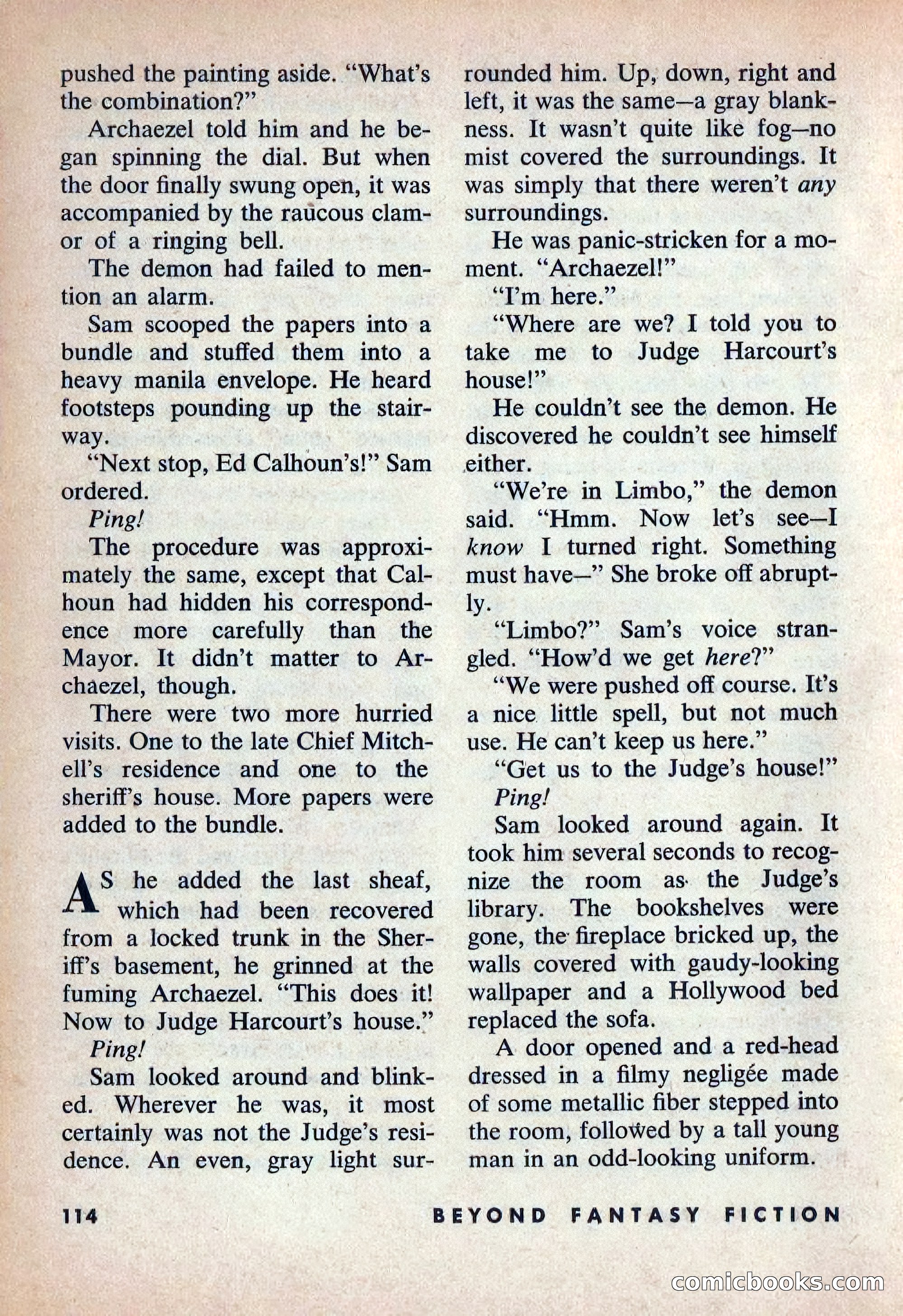 Beyond Fantasy Fiction, Volume 1, Number 5 — page 117 of 164