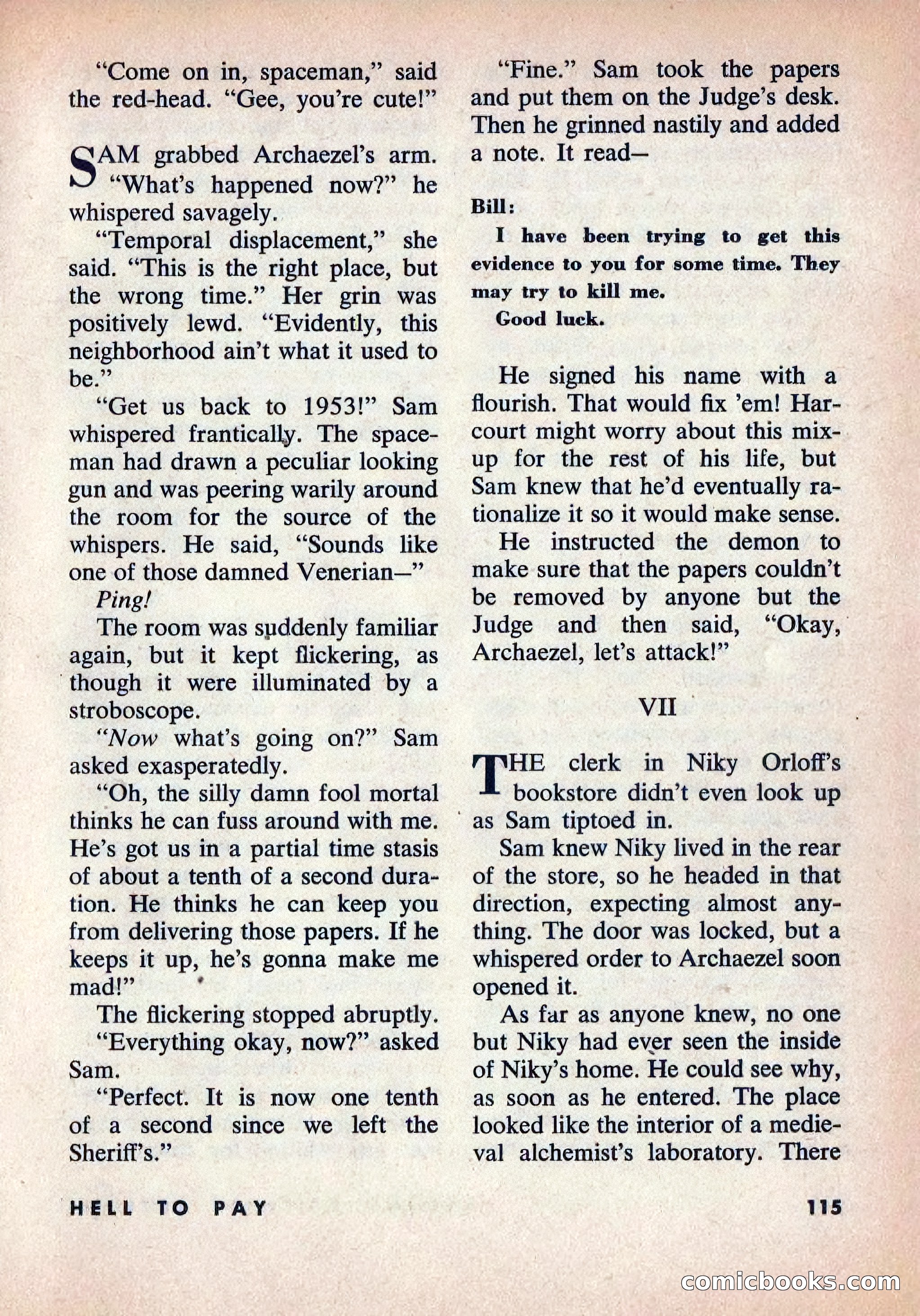 Beyond Fantasy Fiction, Volume 1, Number 5 — page 118 of 164