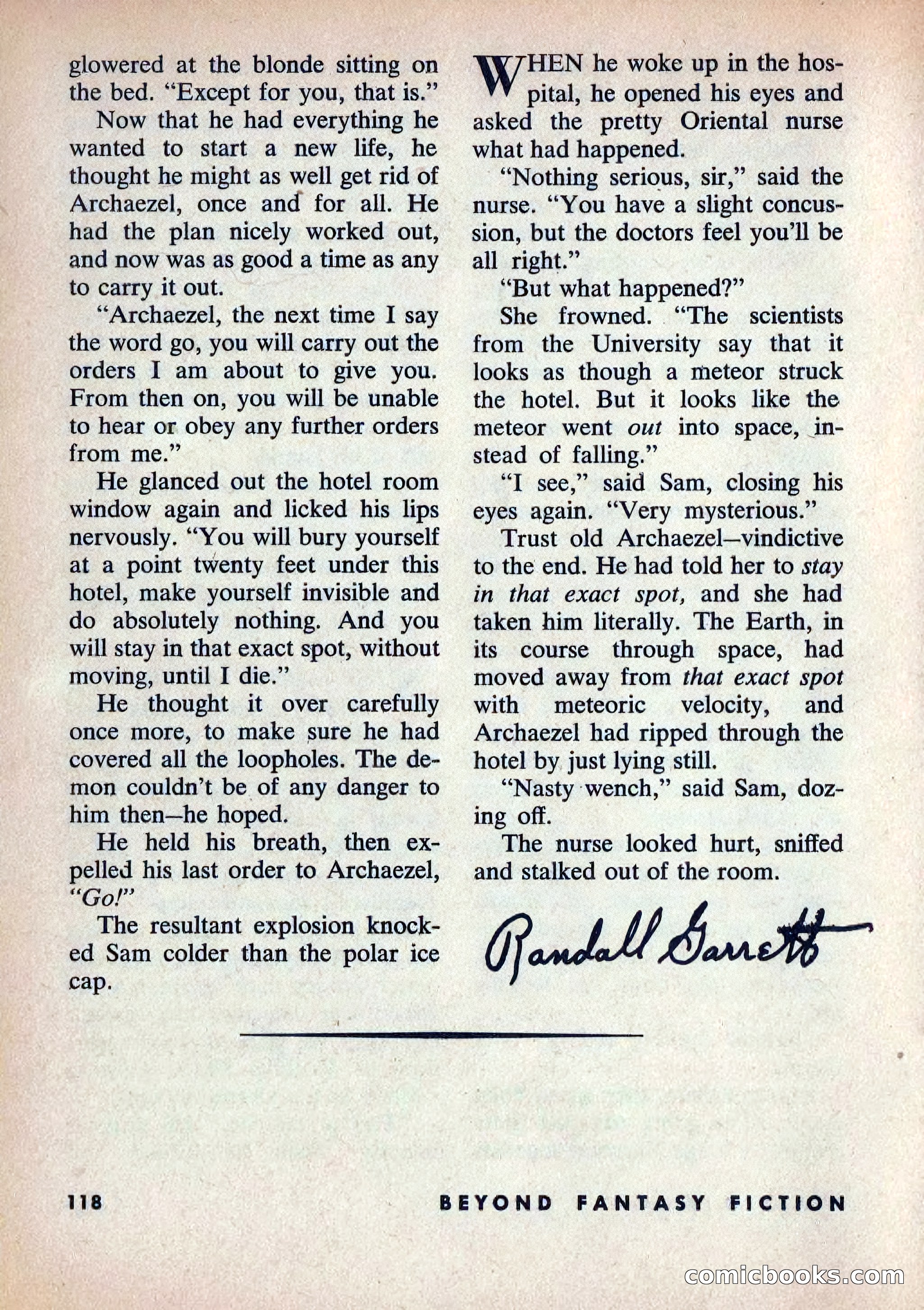Beyond Fantasy Fiction, Volume 1, Number 5 — page 121 of 164